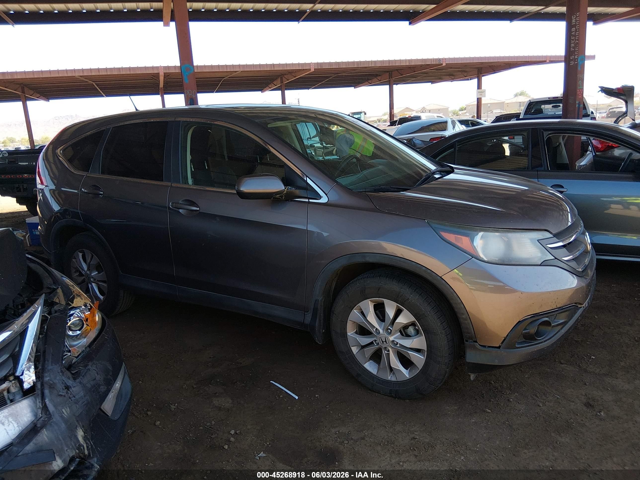 2012 Honda Cr-v Ex Gray vin: 3CZRM3H56CG700905