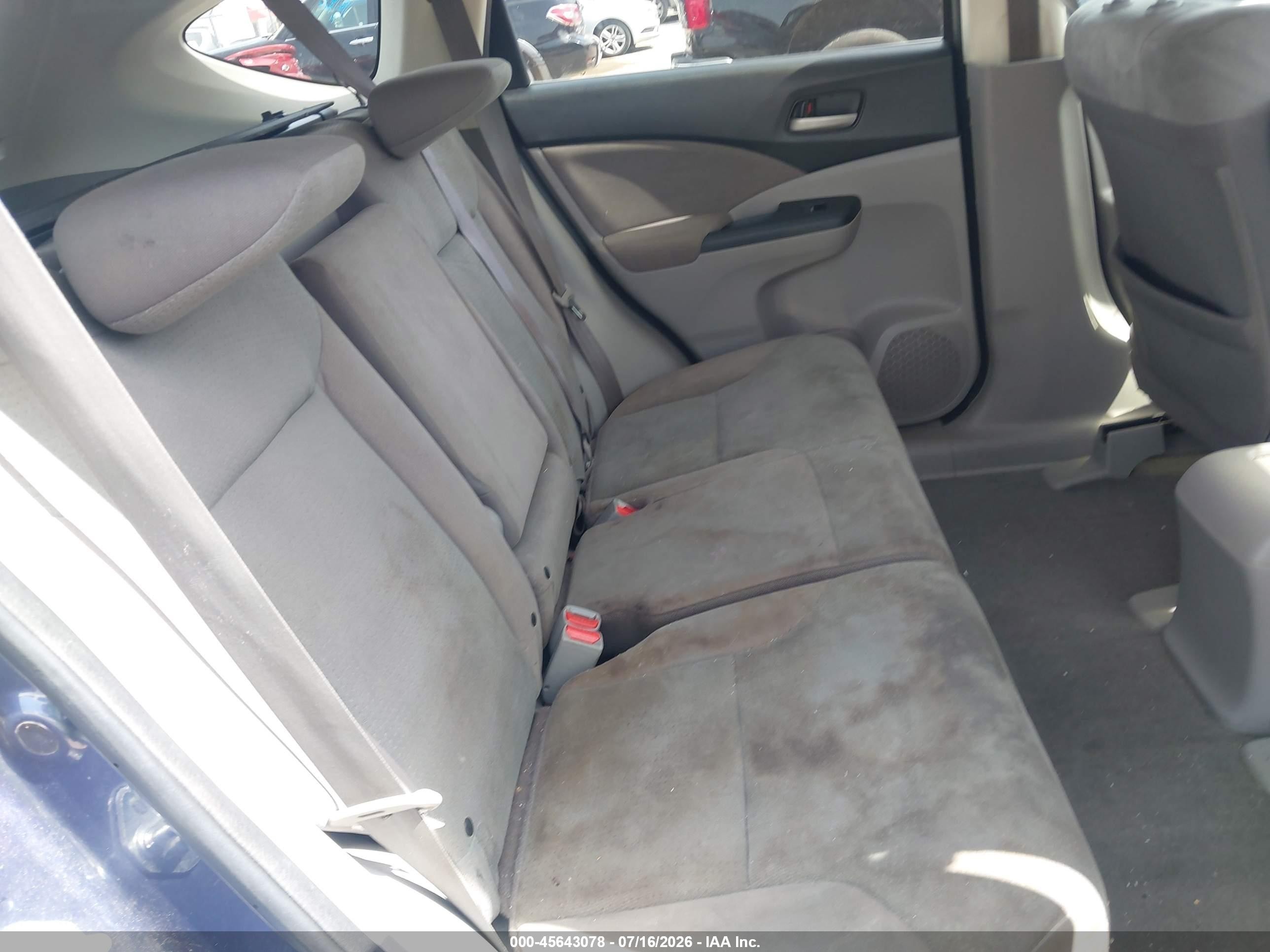 2012 Honda Cr-v Ex Blue vin: 3CZRM3H56CG701889