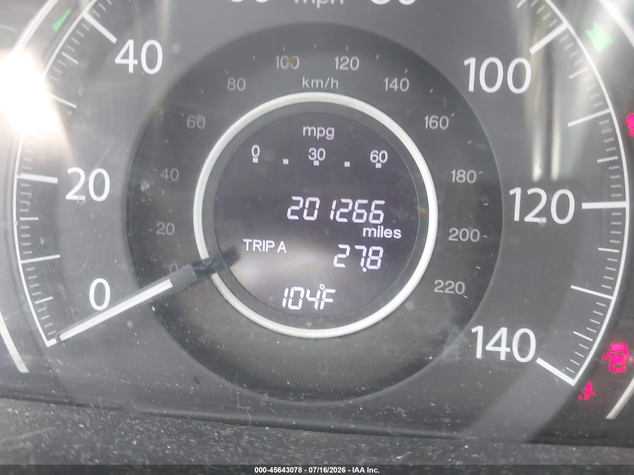 2012 Honda Cr-v Ex Blue vin: 3CZRM3H56CG701889