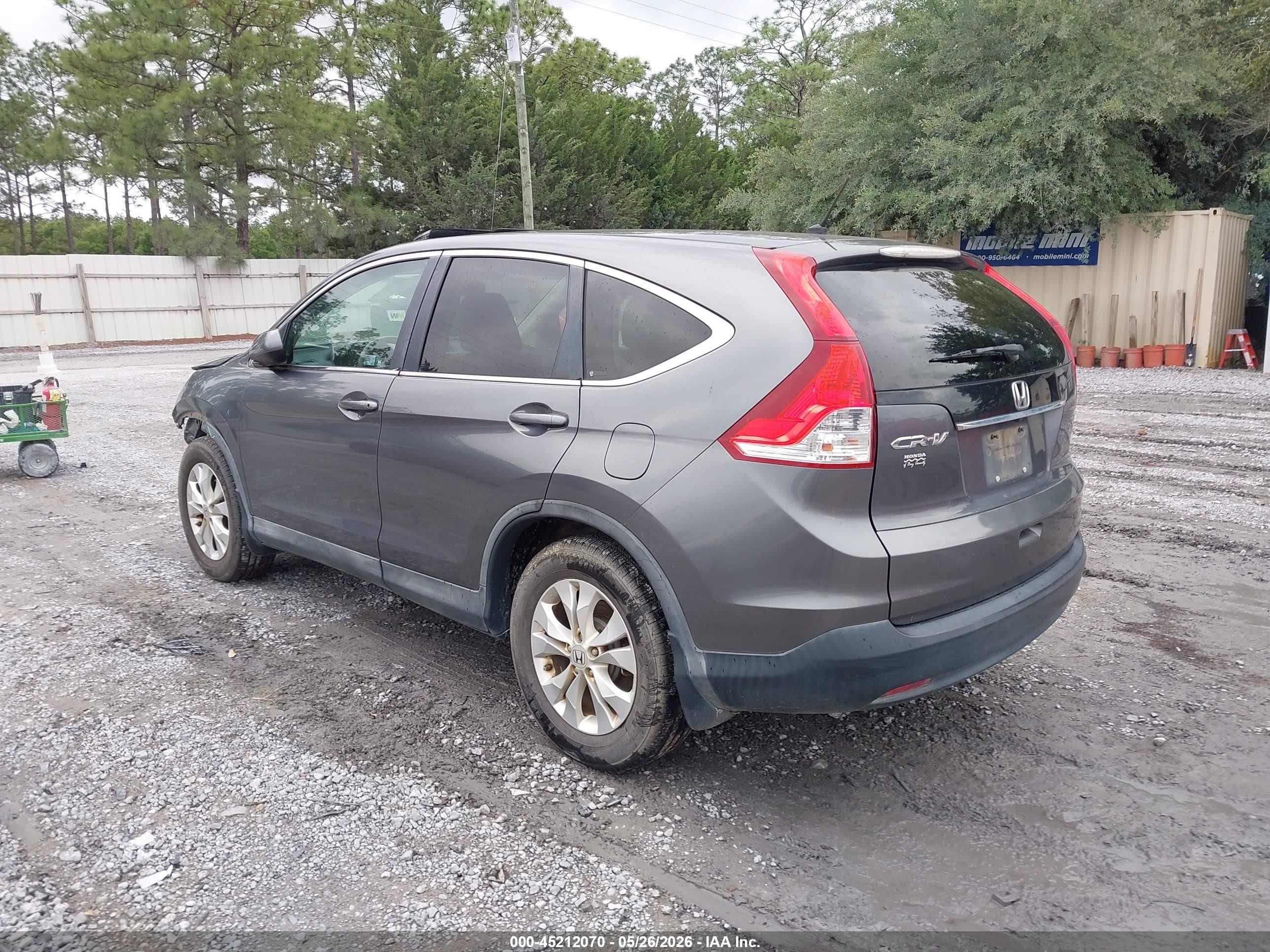2012 Honda Cr-v Ex Gray vin: 3CZRM3H56CG701990