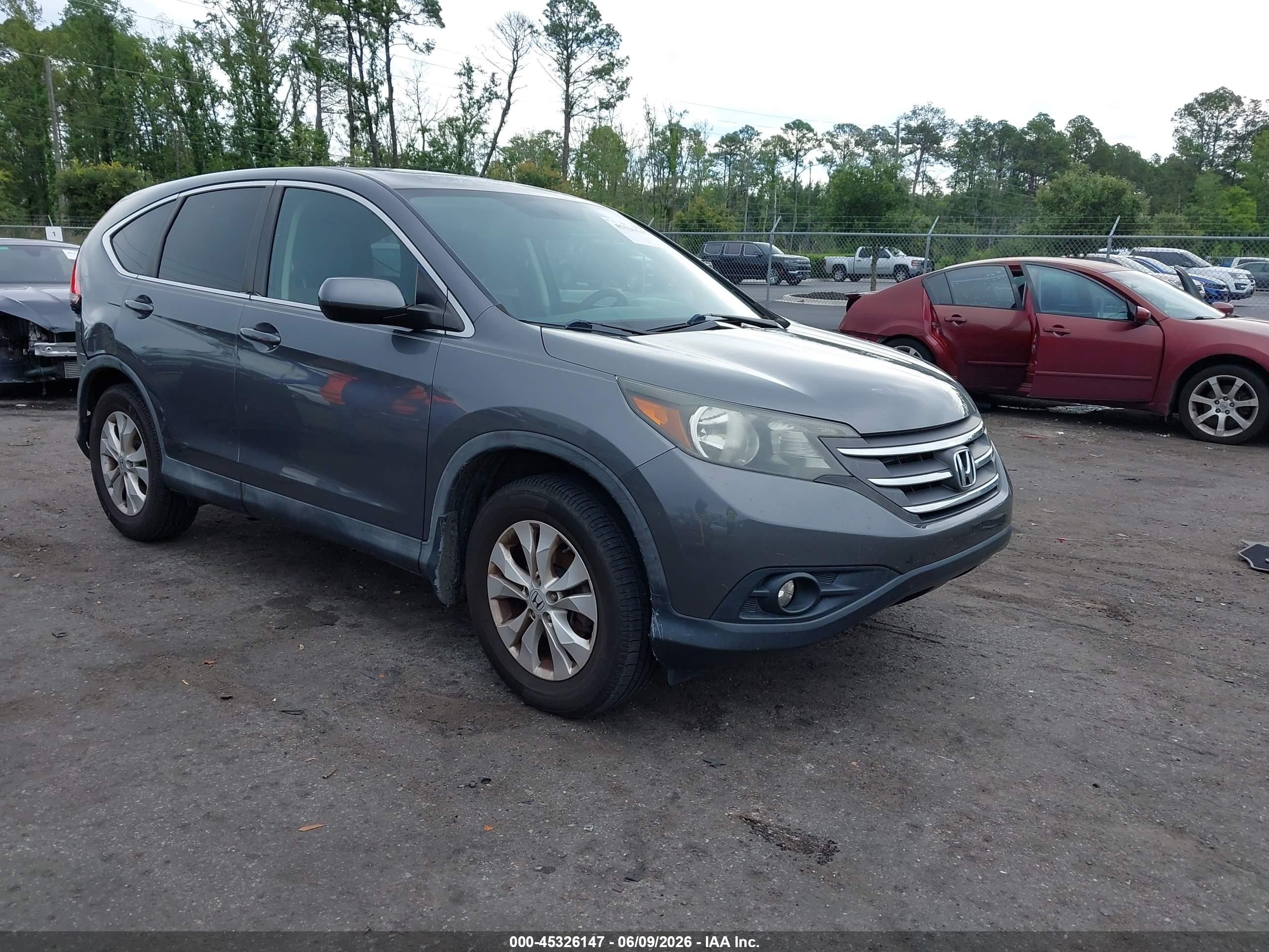 2013 Honda Cr-v Ex Gray vin: 3CZRM3H56DG706897