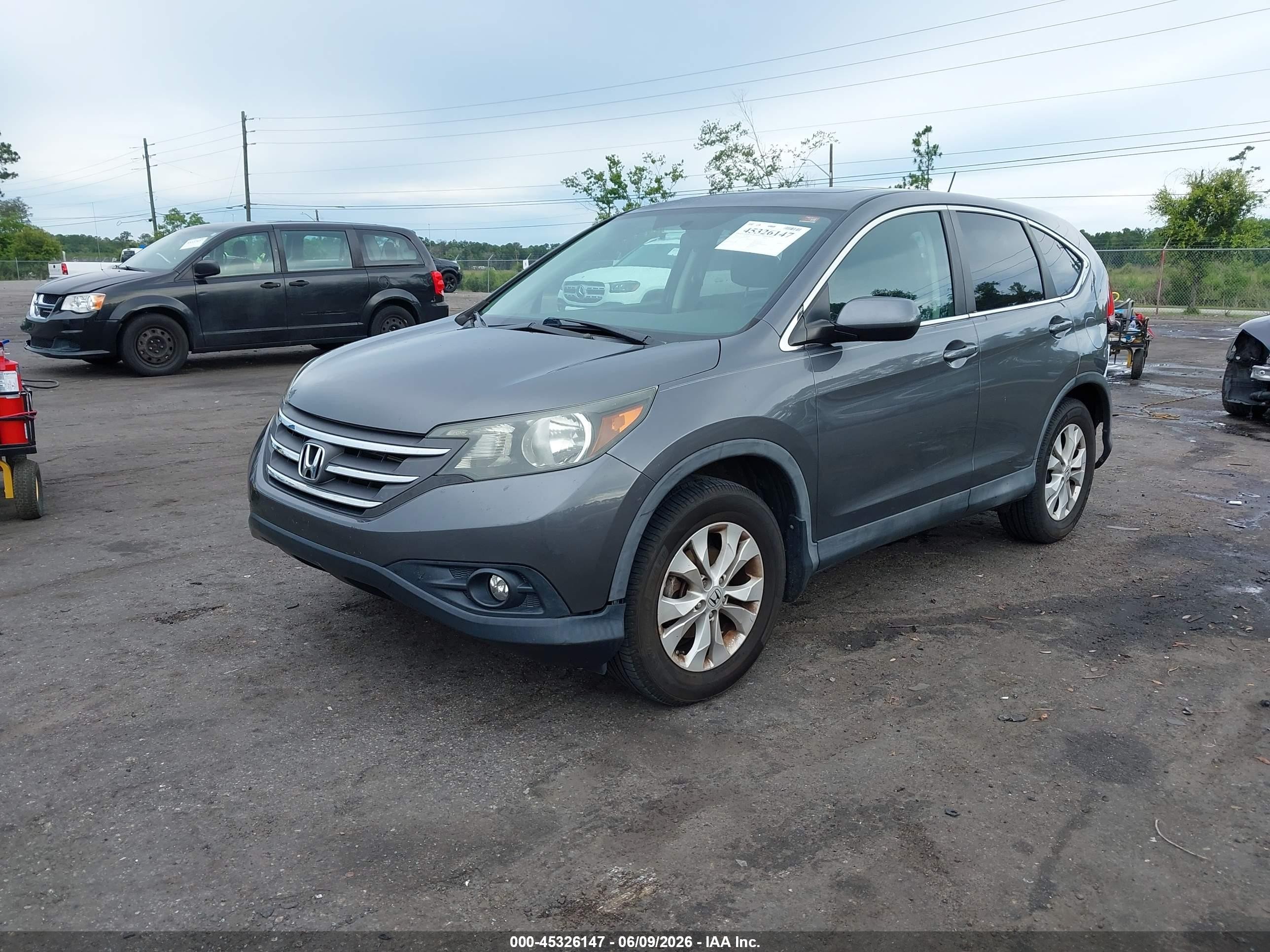 2013 Honda Cr-v Ex Gray vin: 3CZRM3H56DG706897