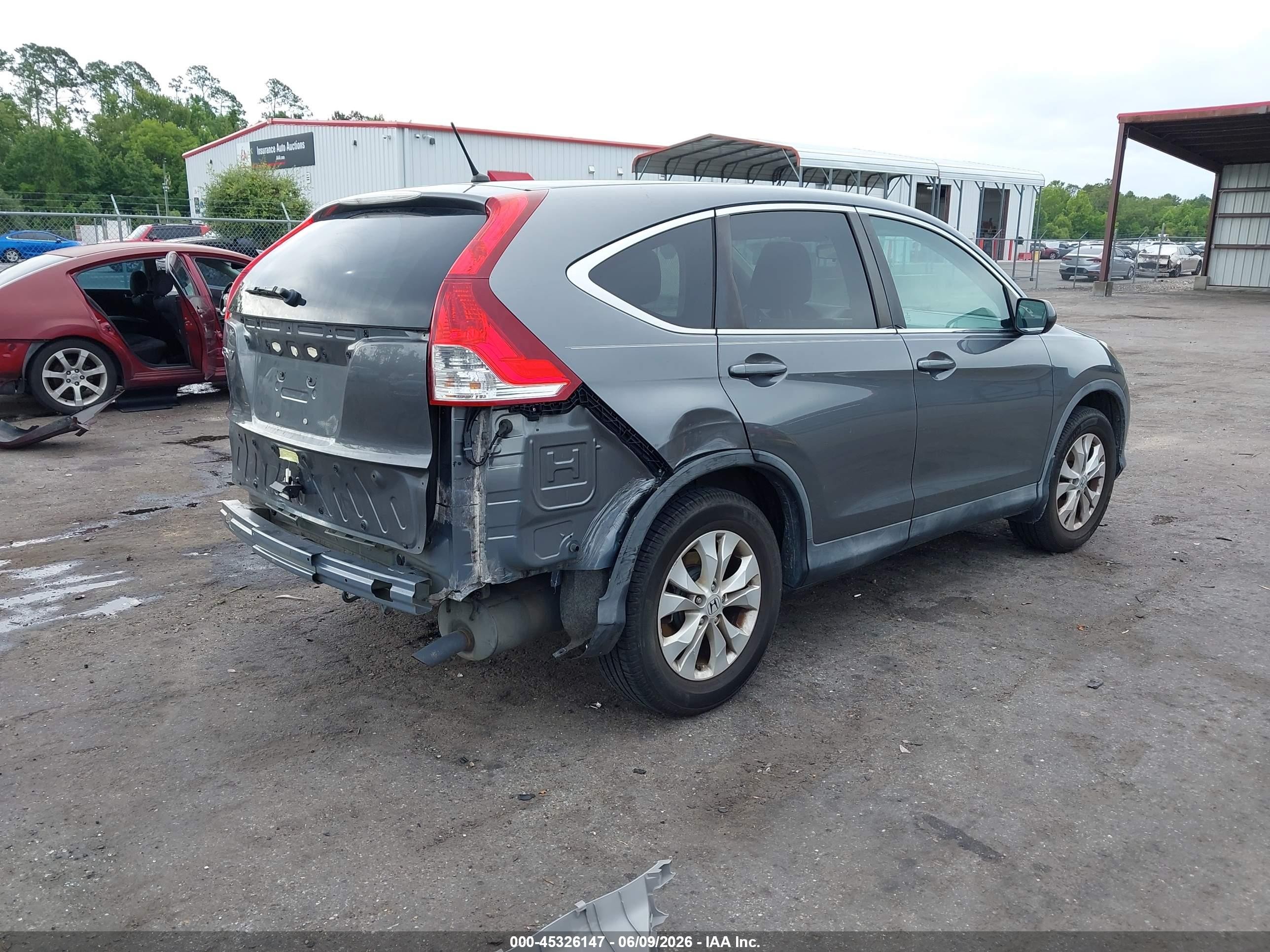 2013 Honda Cr-v Ex Gray vin: 3CZRM3H56DG706897
