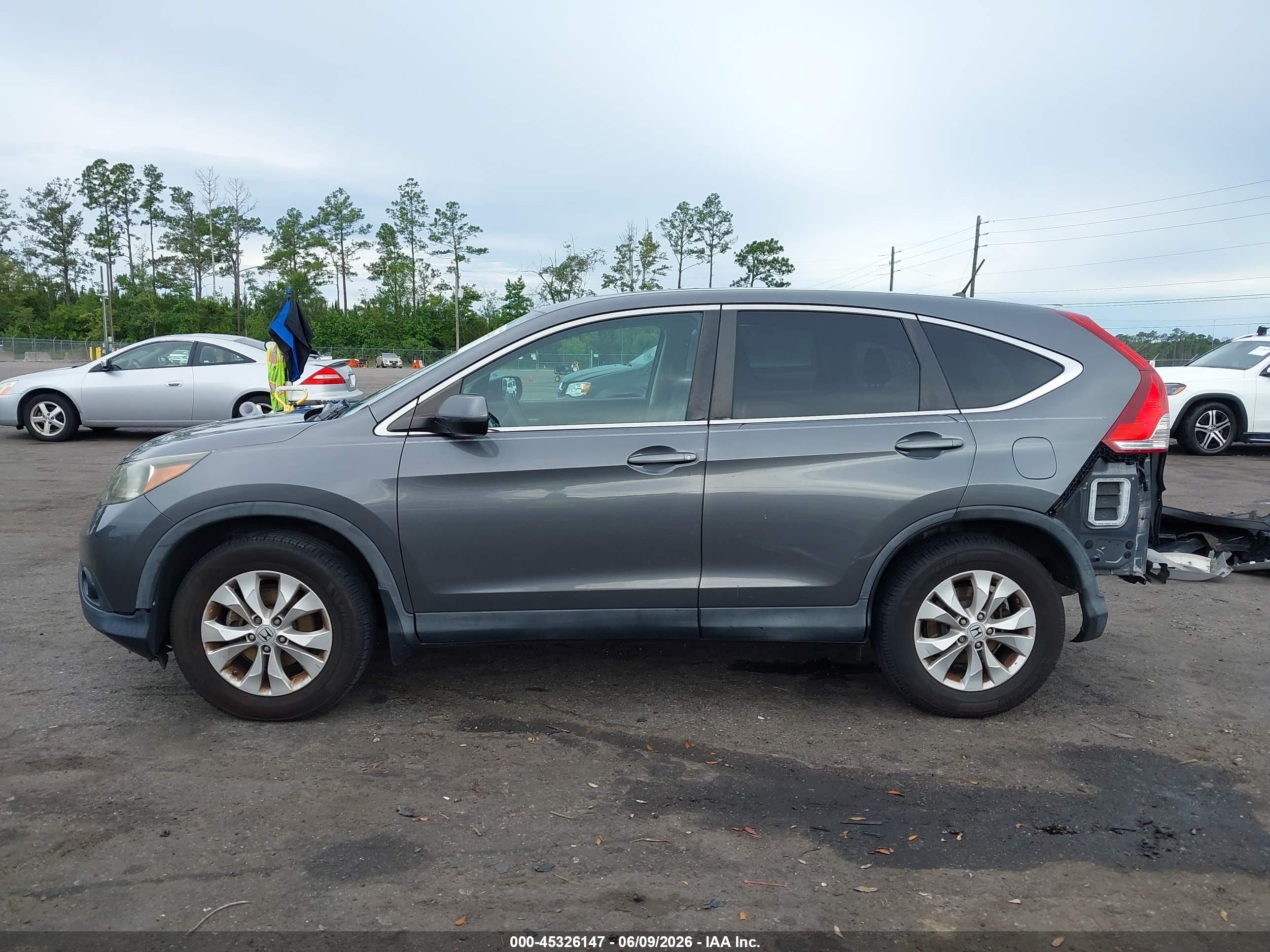 2013 Honda Cr-v Ex Gray vin: 3CZRM3H56DG706897