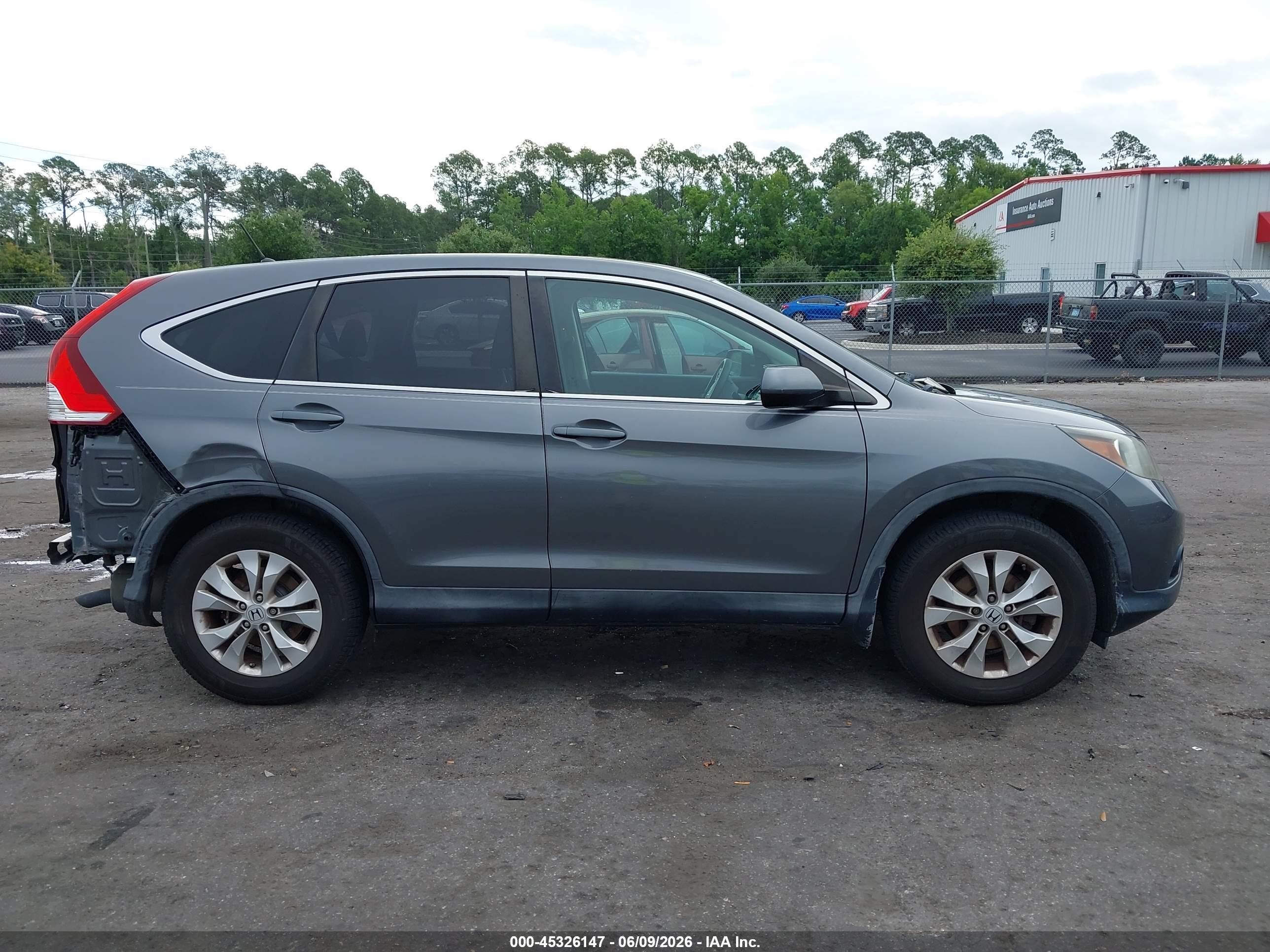 2013 Honda Cr-v Ex Gray vin: 3CZRM3H56DG706897