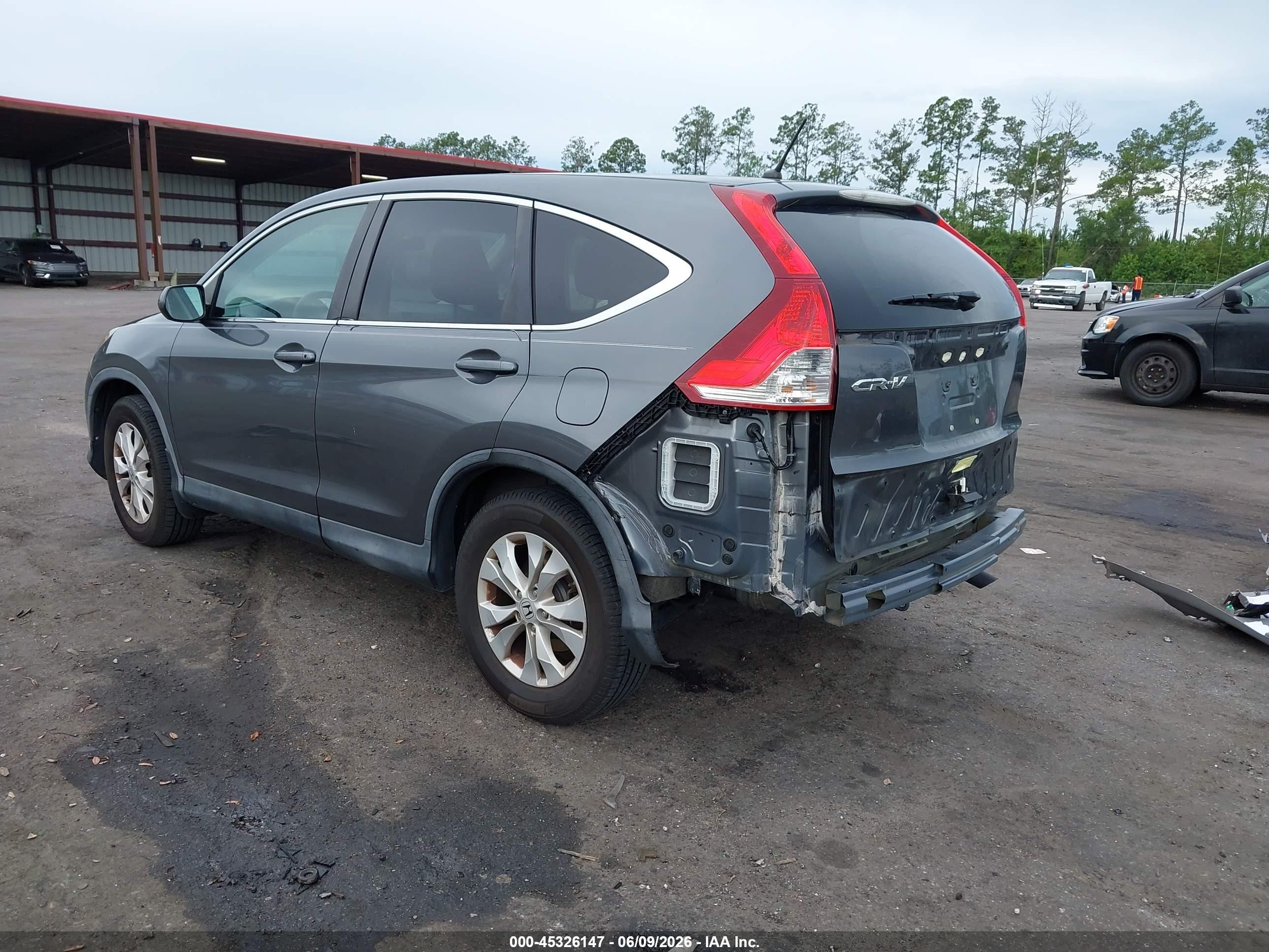 2013 Honda Cr-v Ex Gray vin: 3CZRM3H56DG706897