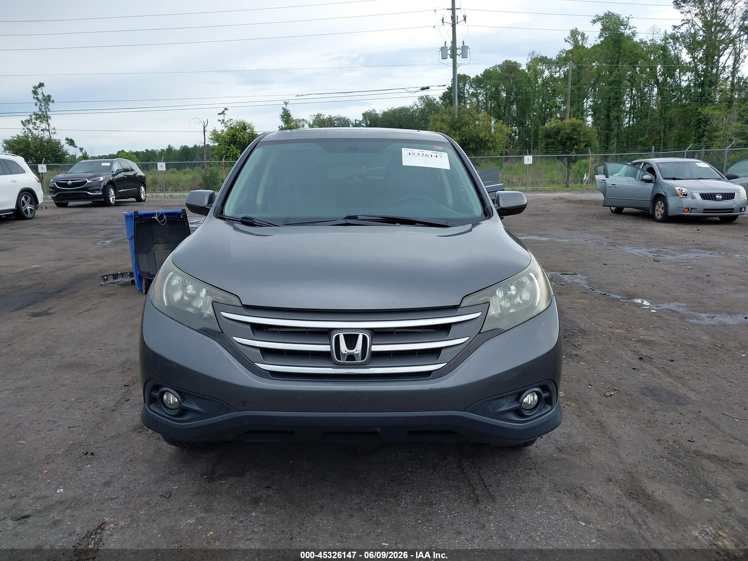 2013 Honda Cr-v Ex Gray vin: 3CZRM3H56DG706897