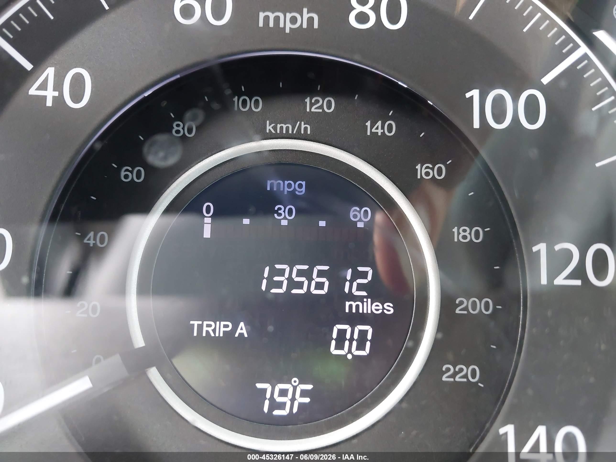 2013 Honda Cr-v Ex Gray vin: 3CZRM3H56DG706897
