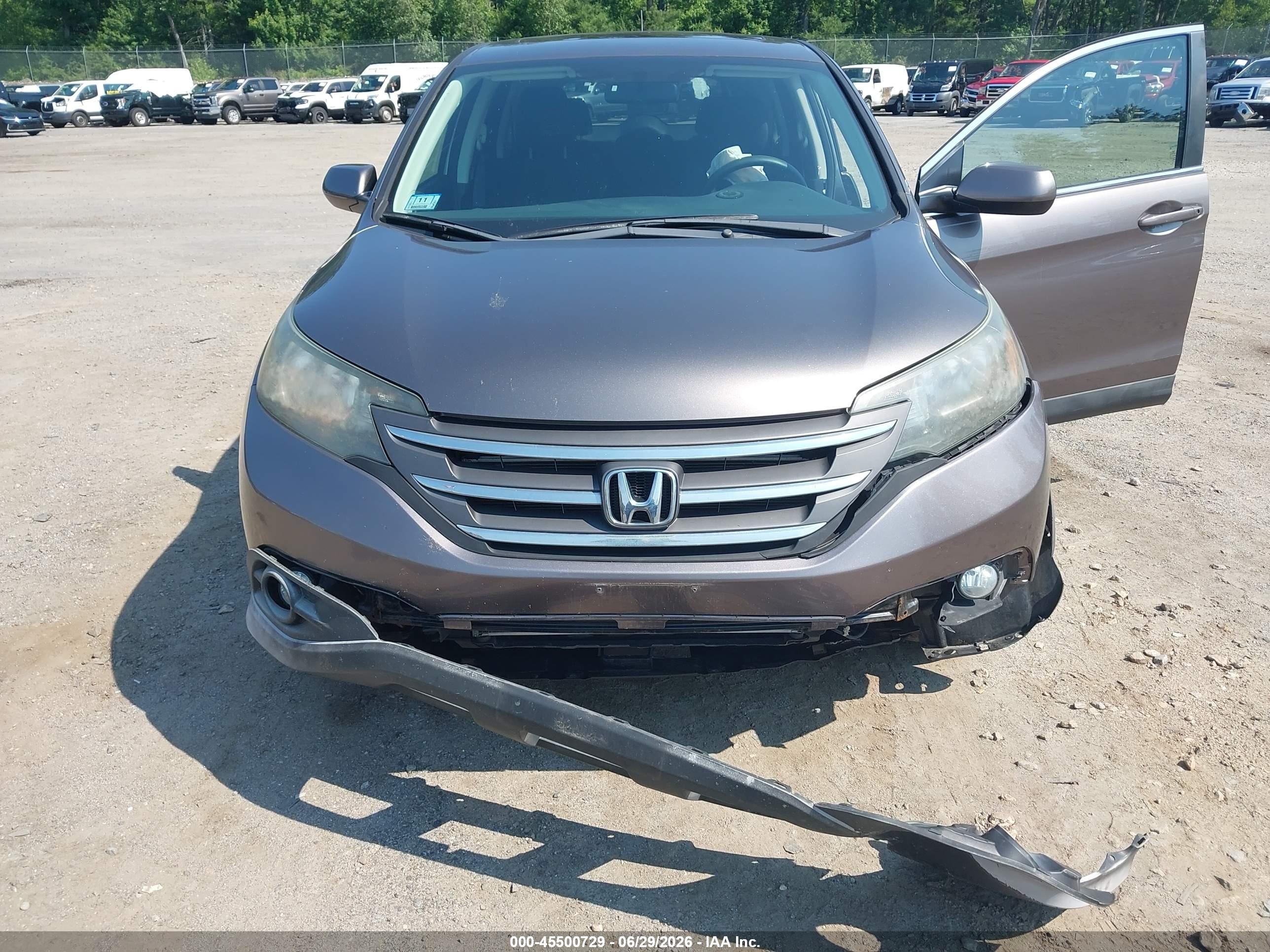 2014 Honda Cr-v Ex Gray vin: 3CZRM3H56EG702334