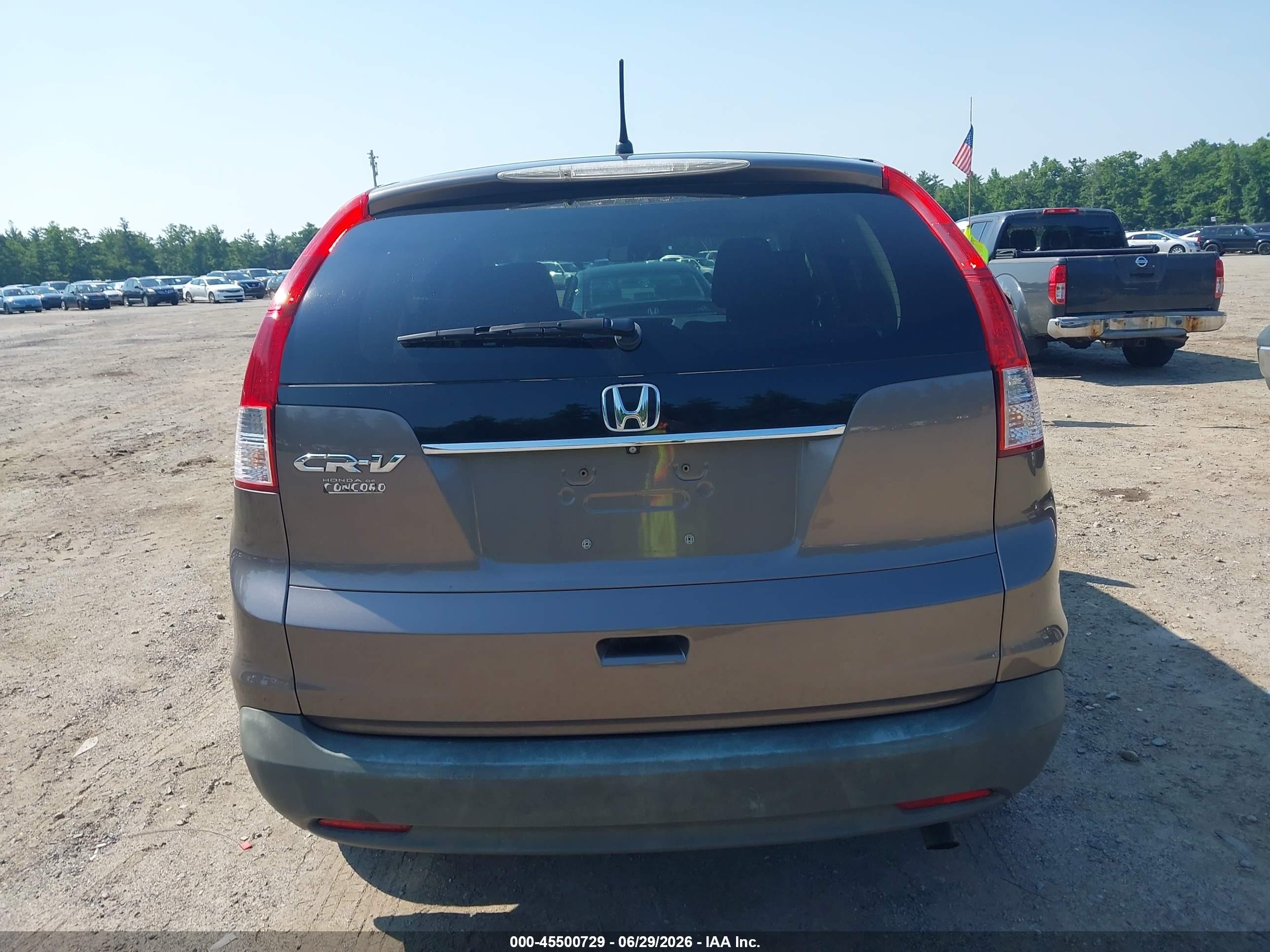 2014 Honda Cr-v Ex Gray vin: 3CZRM3H56EG702334