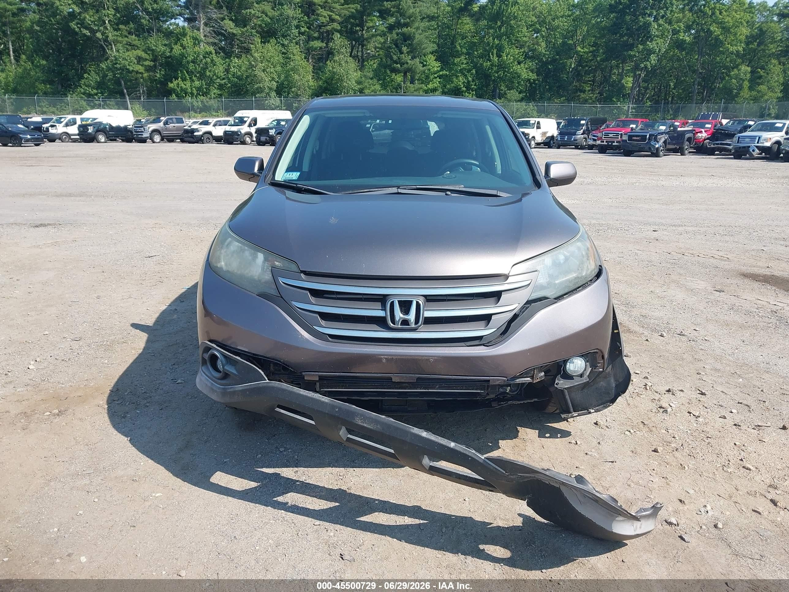 2014 Honda Cr-v Ex Gray vin: 3CZRM3H56EG702334