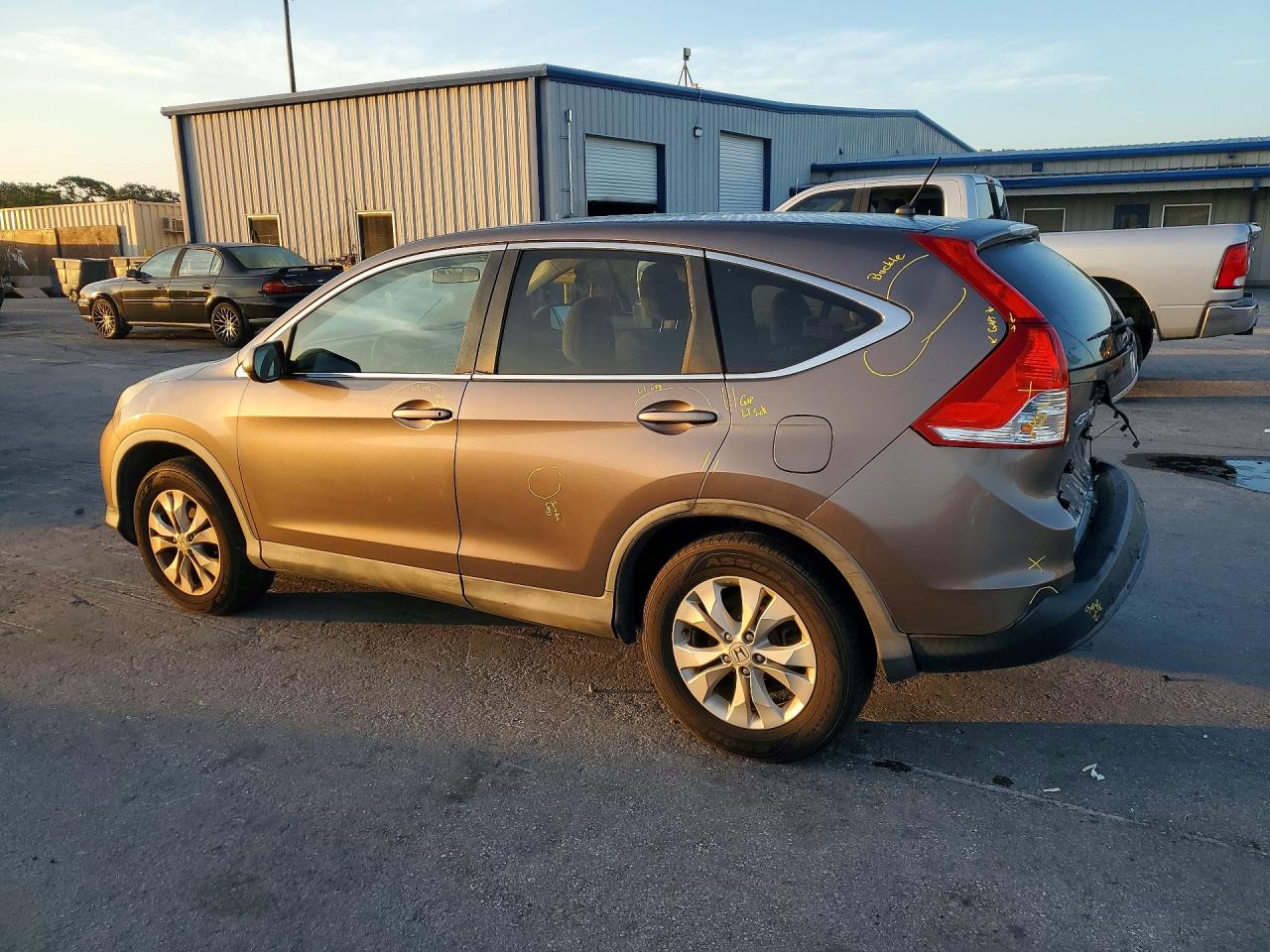 2014 Honda Cr-v Ex Gray vin: 3CZRM3H56EG704634
