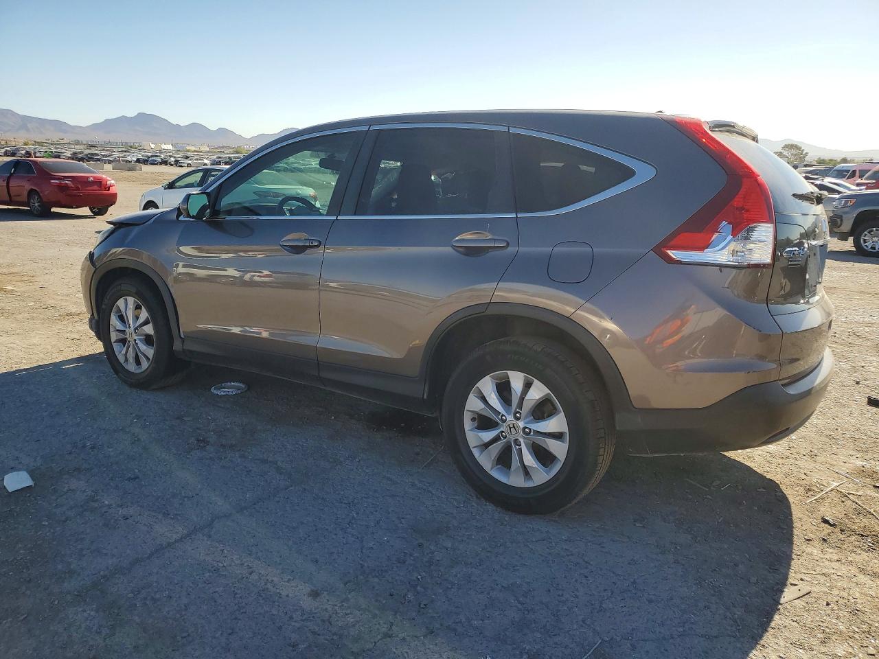 2014 Honda Cr-v Ex Gray vin: 3CZRM3H56EG704925