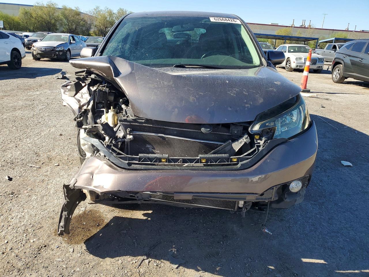 2014 Honda Cr-v Ex Gray vin: 3CZRM3H56EG704925