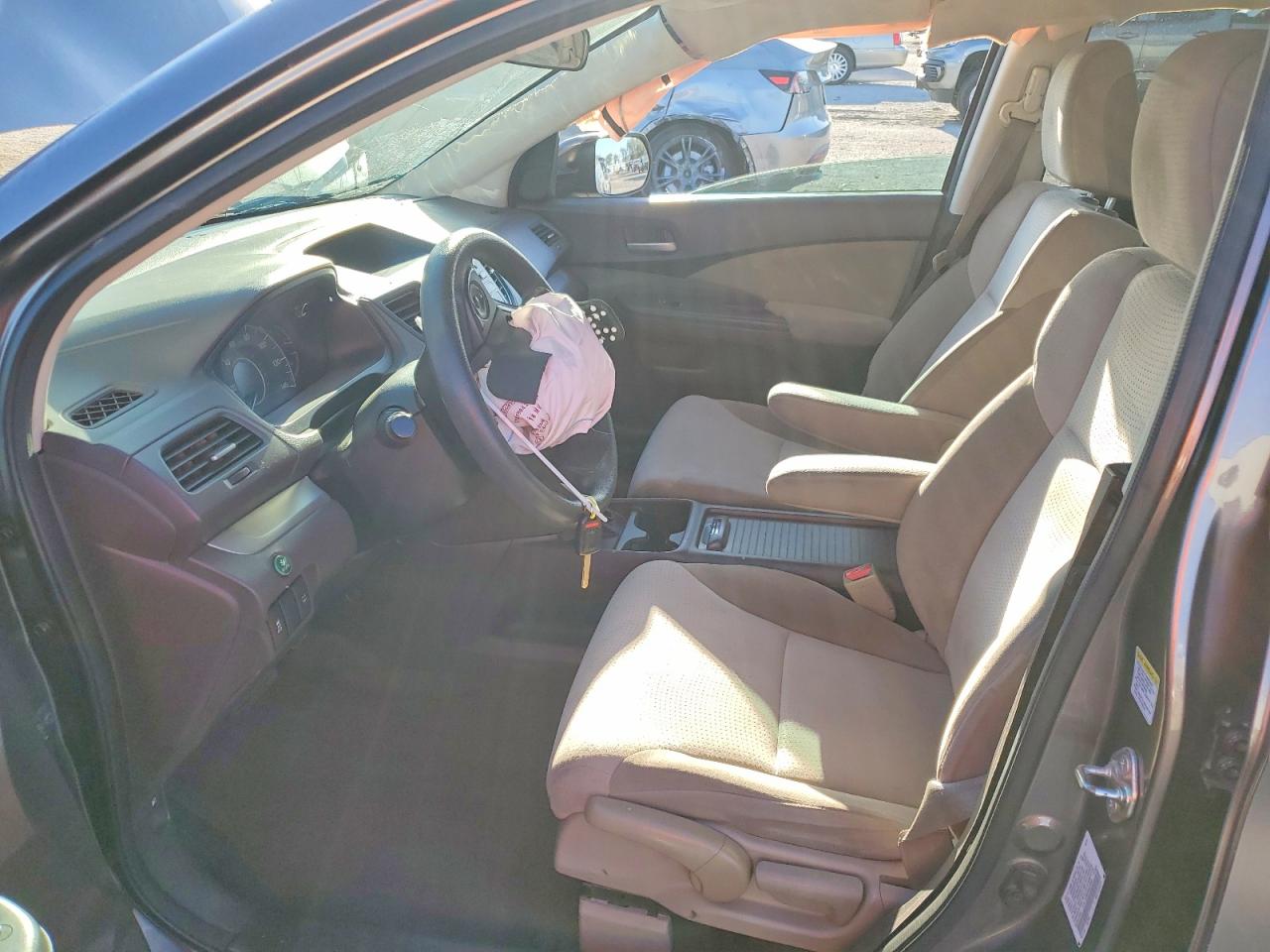 2014 Honda Cr-v Ex Gray vin: 3CZRM3H56EG704925