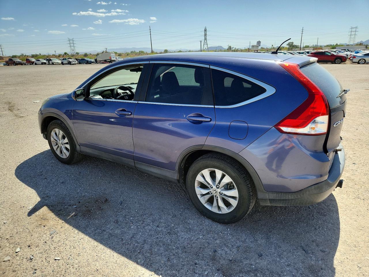2014 Honda Cr-v Ex Blue vin: 3CZRM3H56EG705069