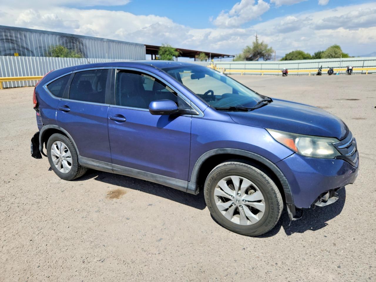 2014 Honda Cr-v Ex Blue vin: 3CZRM3H56EG705069