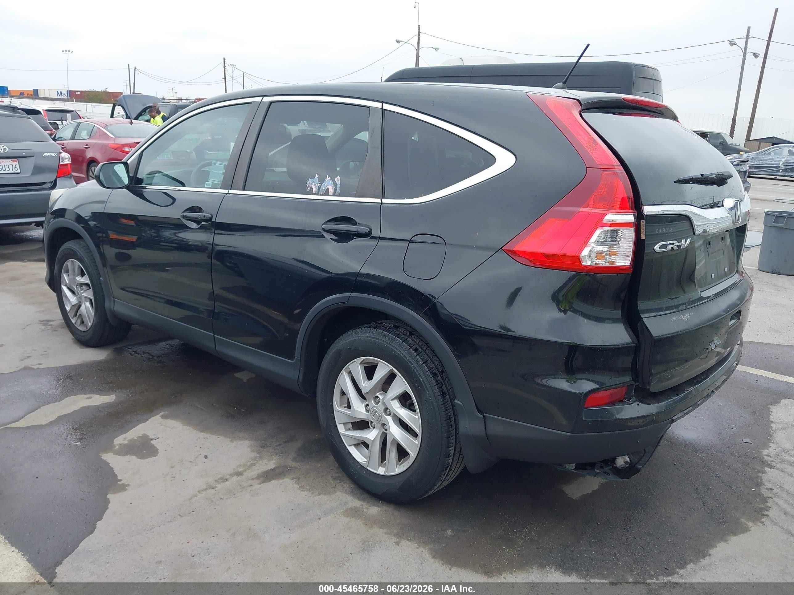 2015 Honda Cr-v Ex Black vin: 3CZRM3H56FG703579