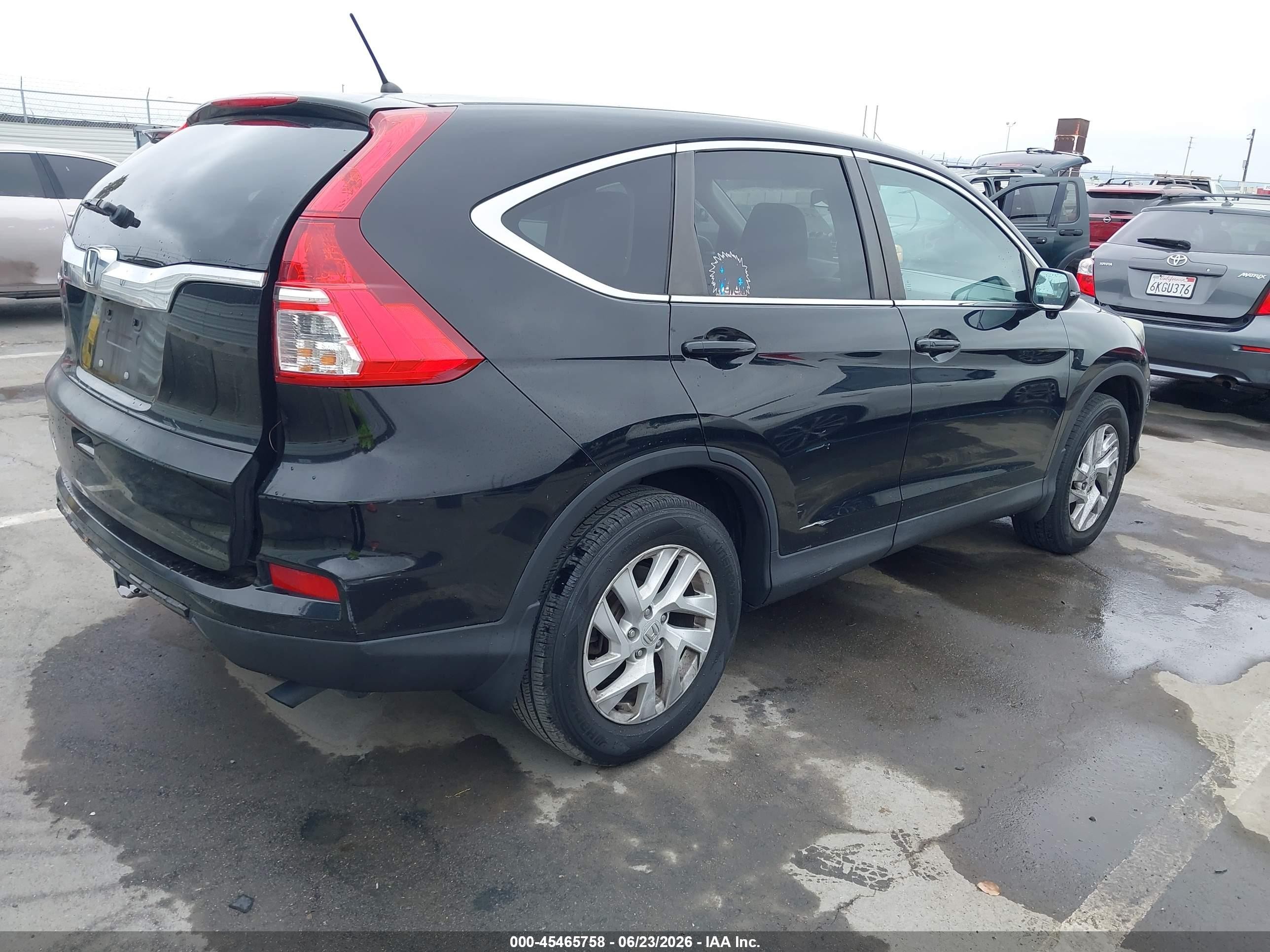 2015 Honda Cr-v Ex Black vin: 3CZRM3H56FG703579