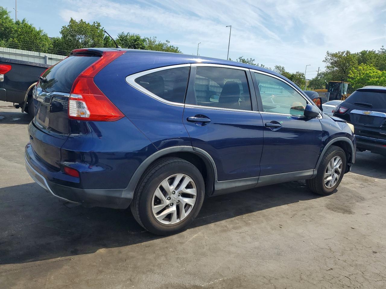 2015 Honda Cr-v Ex Blue vin: 3CZRM3H56FG704537