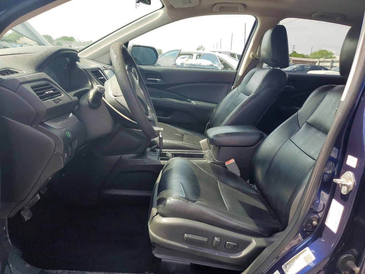 2015 Honda Cr-v Ex Blue vin: 3CZRM3H56FG704537