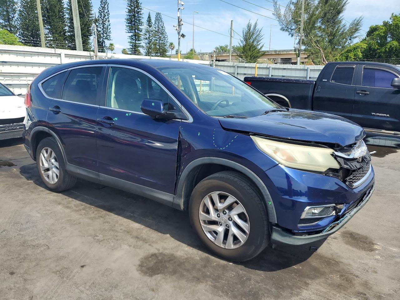 2015 Honda Cr-v Ex Blue vin: 3CZRM3H56FG704537