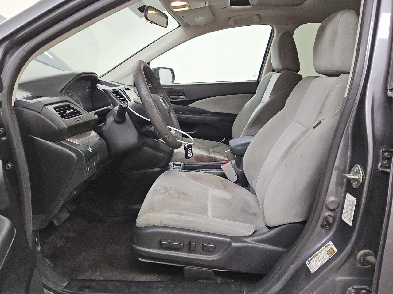 2015 Honda Cr-v Ex Серый vin: 3CZRM3H56FG708331 Damage: Left Front Seat, Stained, Permanent