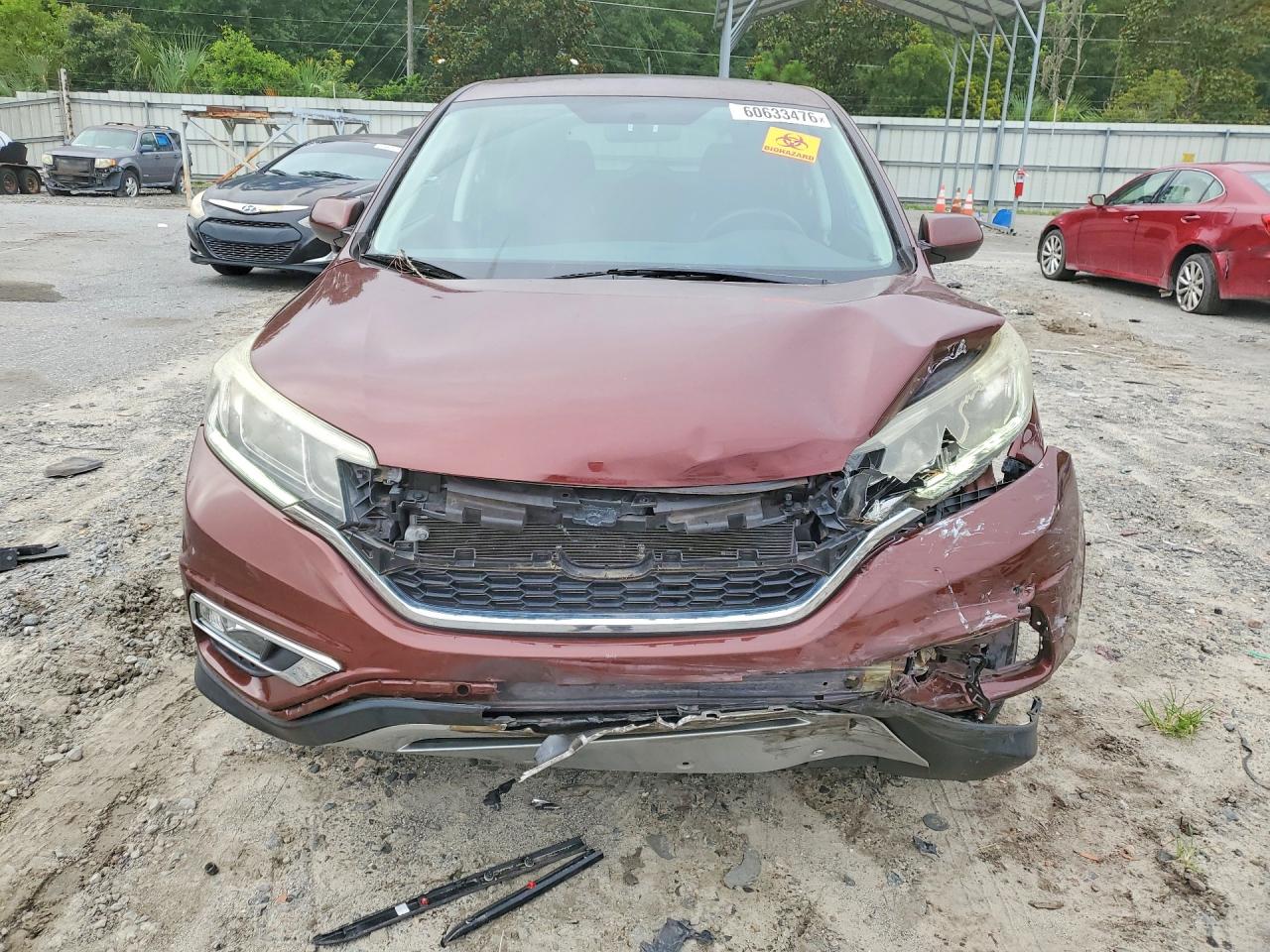 2016 Honda Cr-v Ex Burgundy vin: 3CZRM3H56GG716933