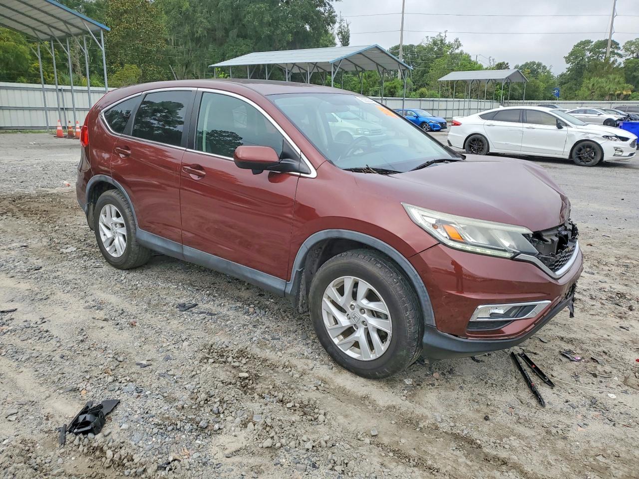 2016 Honda Cr-v Ex Burgundy vin: 3CZRM3H56GG716933