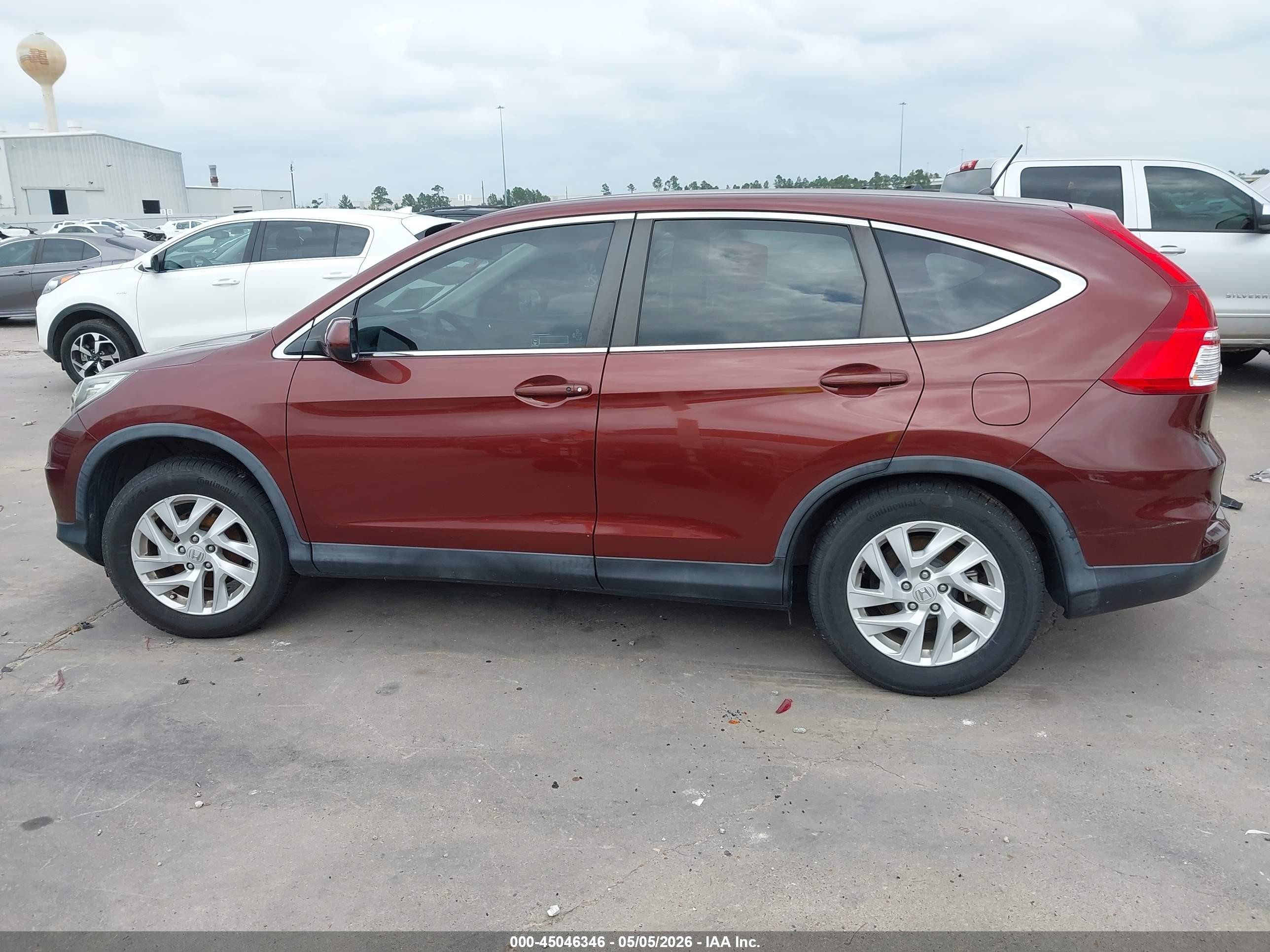 2016 Honda Cr-v Ex Burgundy vin: 3CZRM3H56GG722151