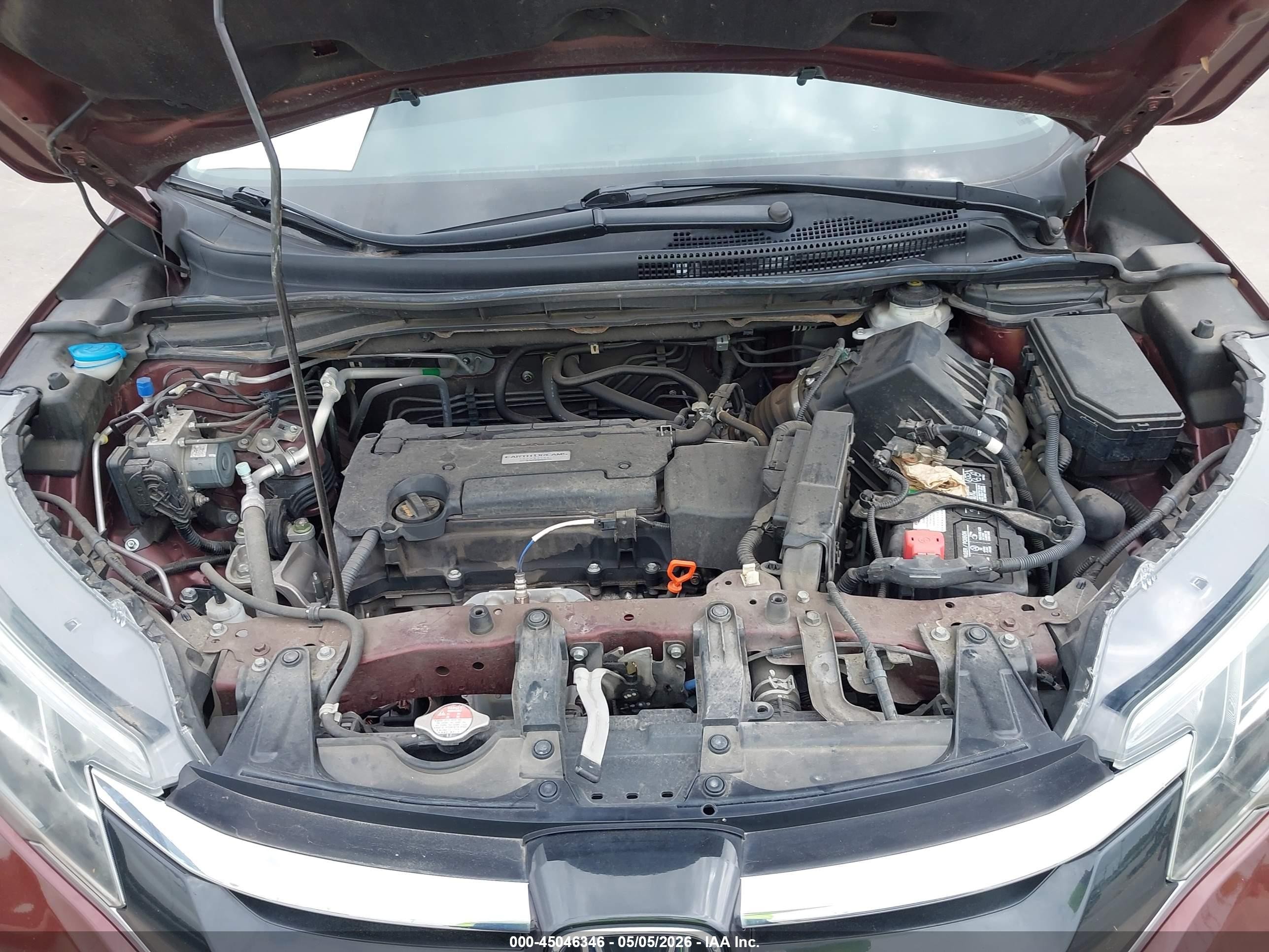 2016 Honda Cr-v Ex Burgundy vin: 3CZRM3H56GG722151