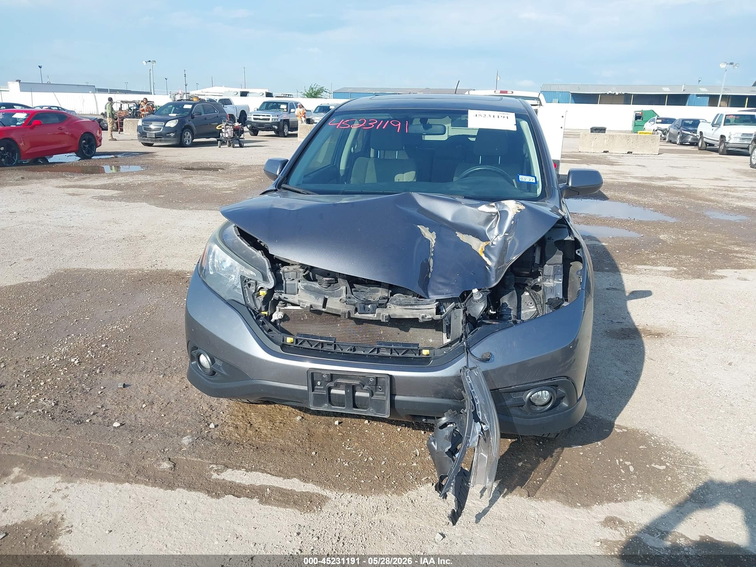 2012 Honda Cr-v Ex Gray vin: 3CZRM3H57CG705305