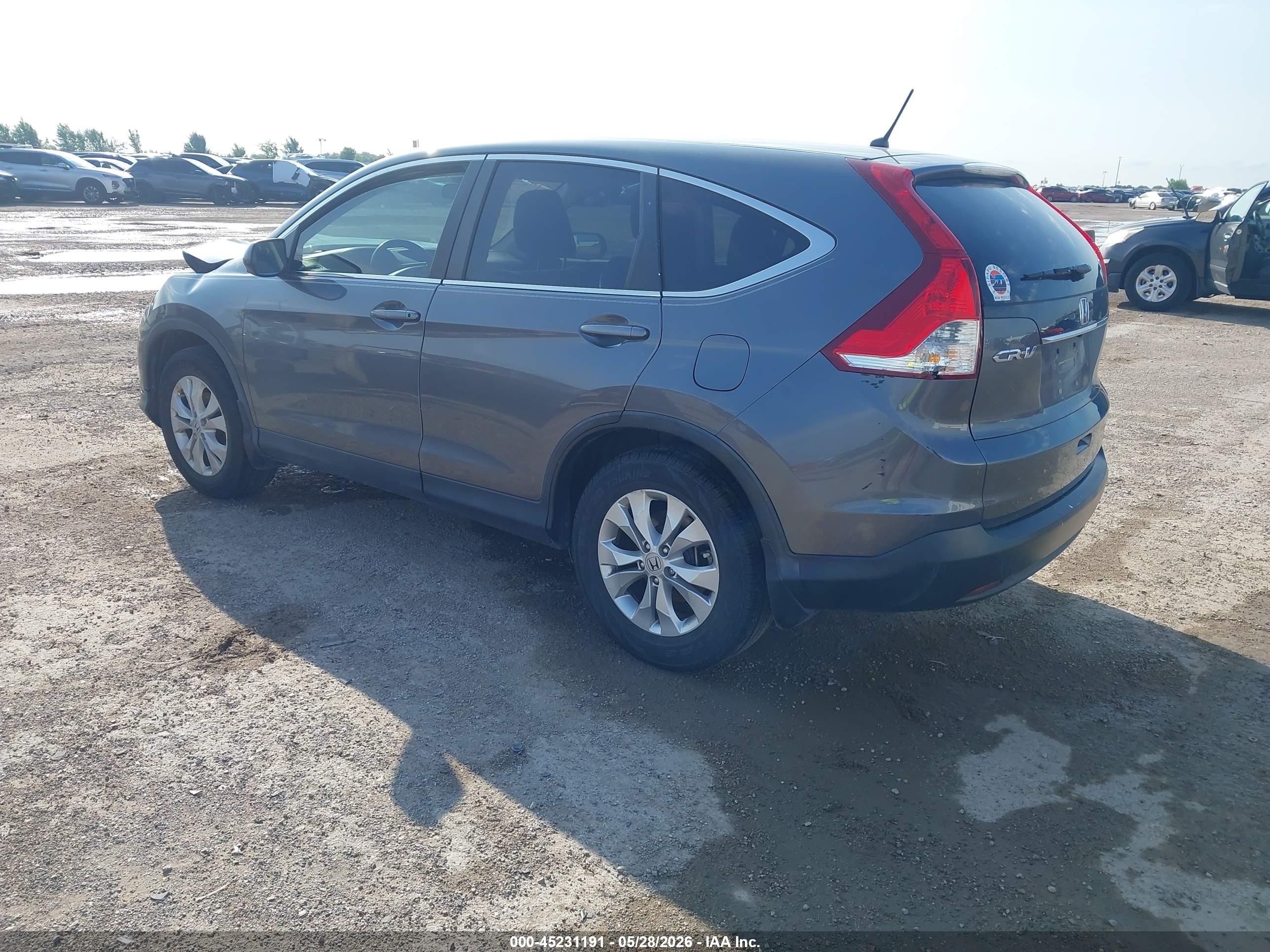 2012 Honda Cr-v Ex Gray vin: 3CZRM3H57CG705305