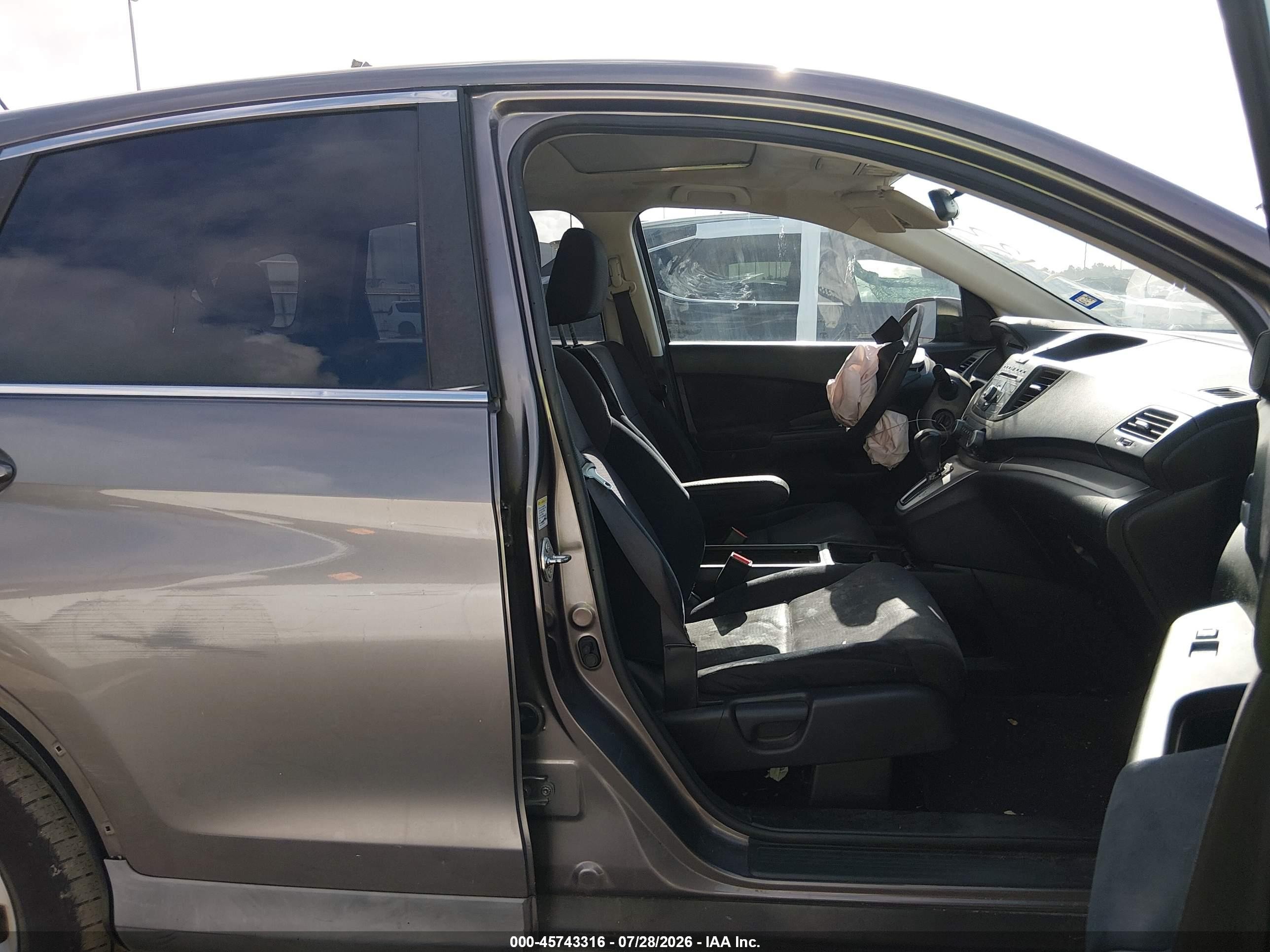 2013 Honda Cr-v Ex Серый vin: 3CZRM3H57DG704673