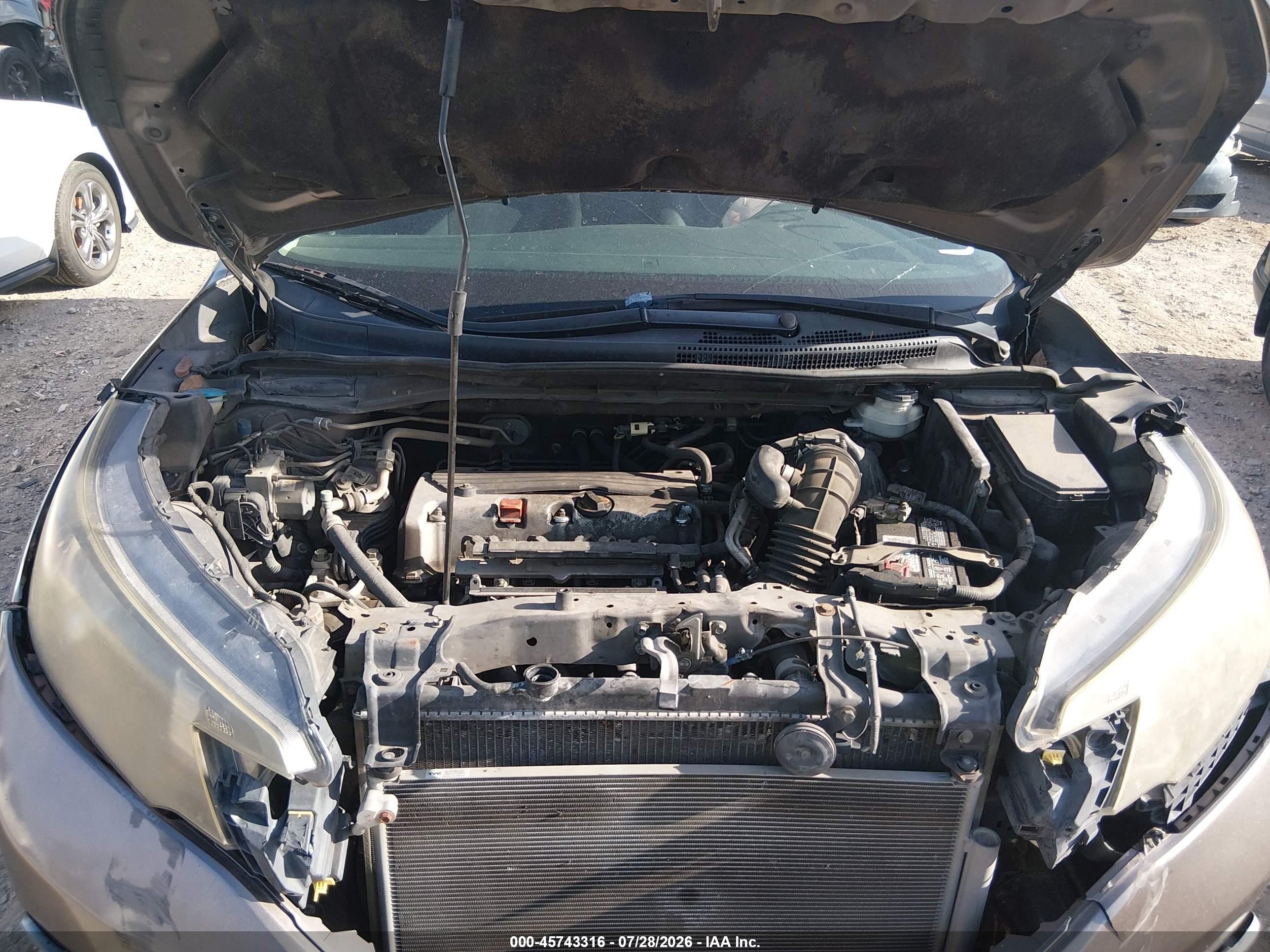 2013 Honda Cr-v Ex Серый vin: 3CZRM3H57DG704673