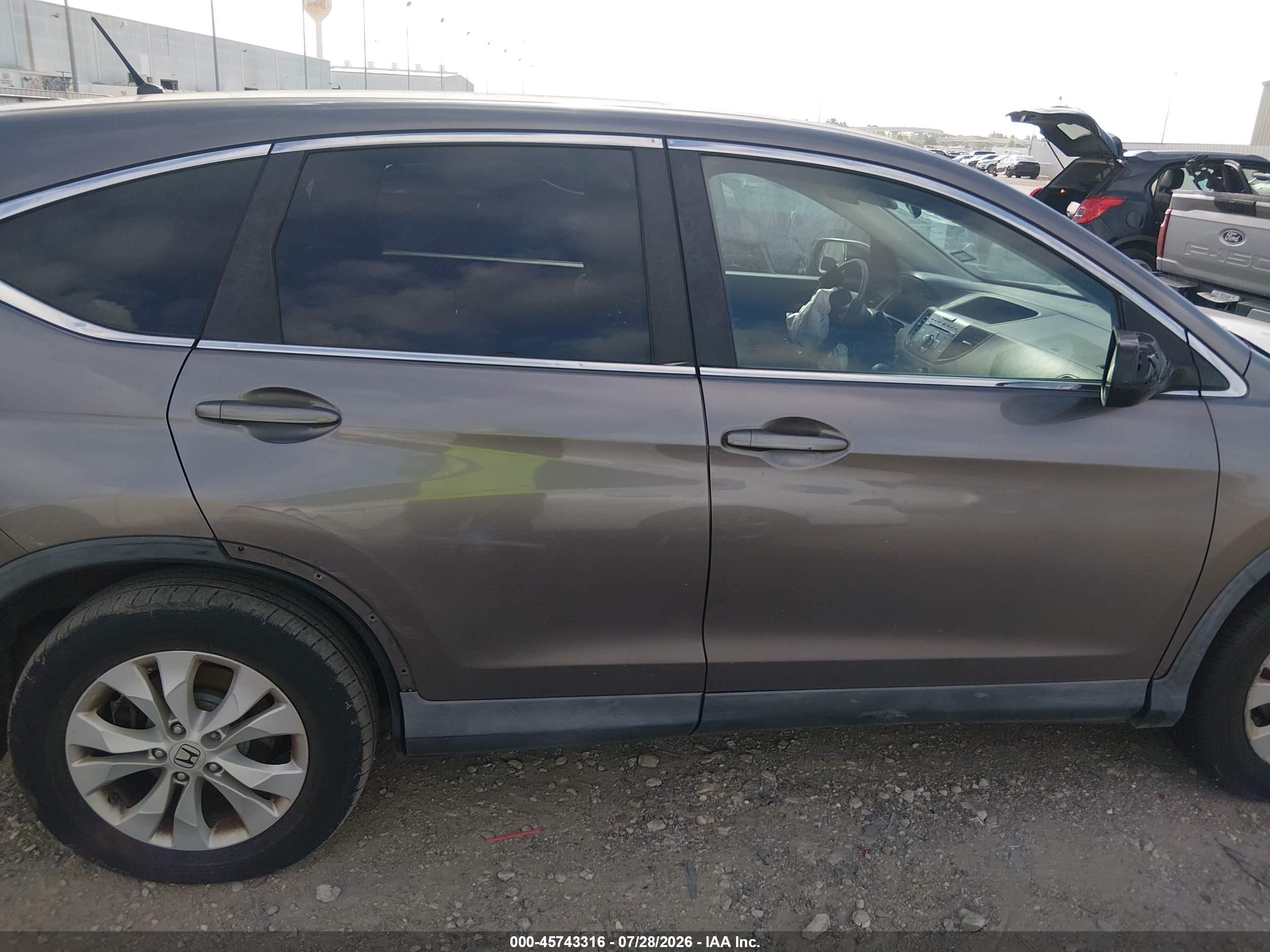 2013 Honda Cr-v Ex Серый vin: 3CZRM3H57DG704673