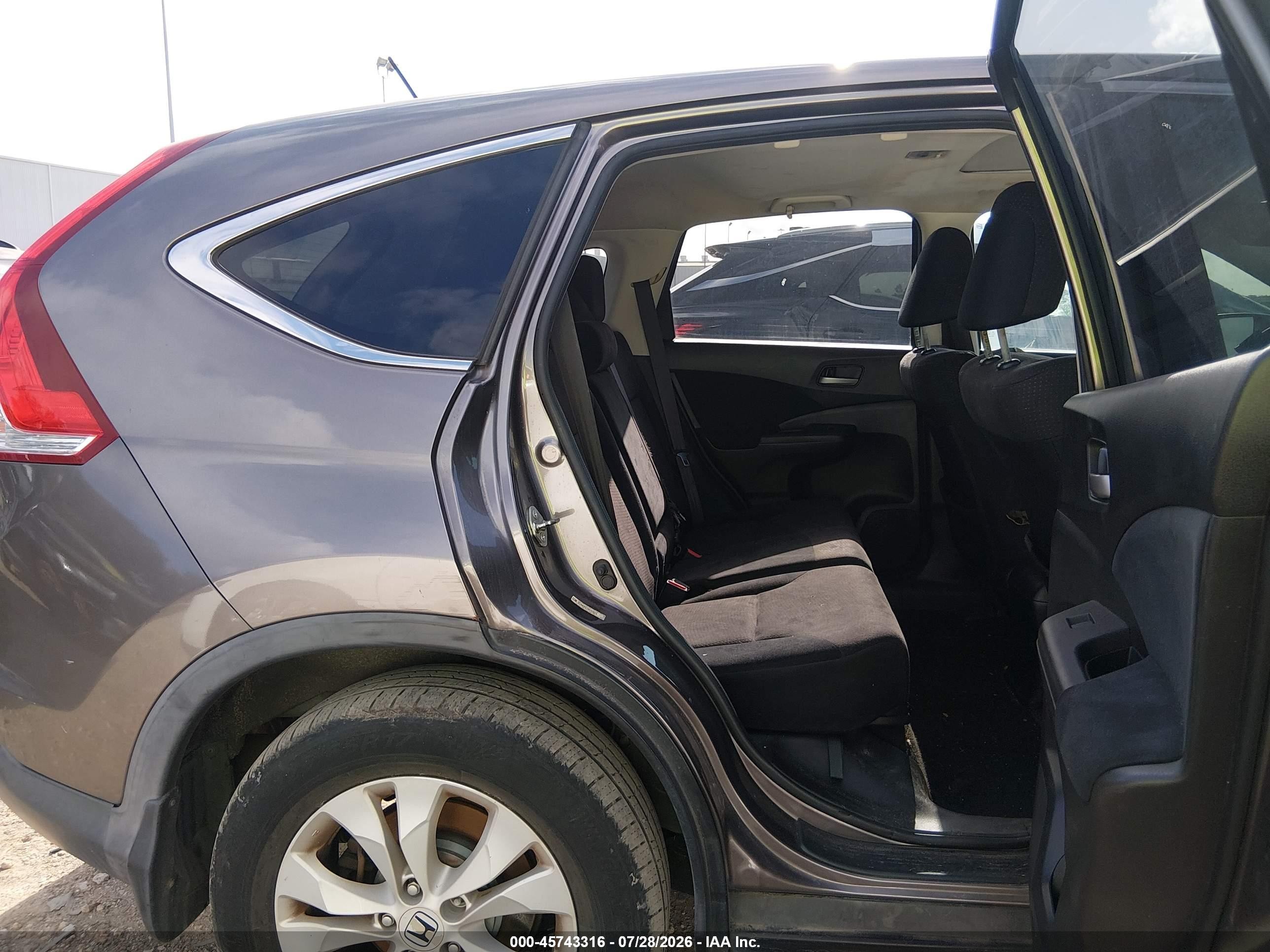 2013 Honda Cr-v Ex Серый vin: 3CZRM3H57DG704673