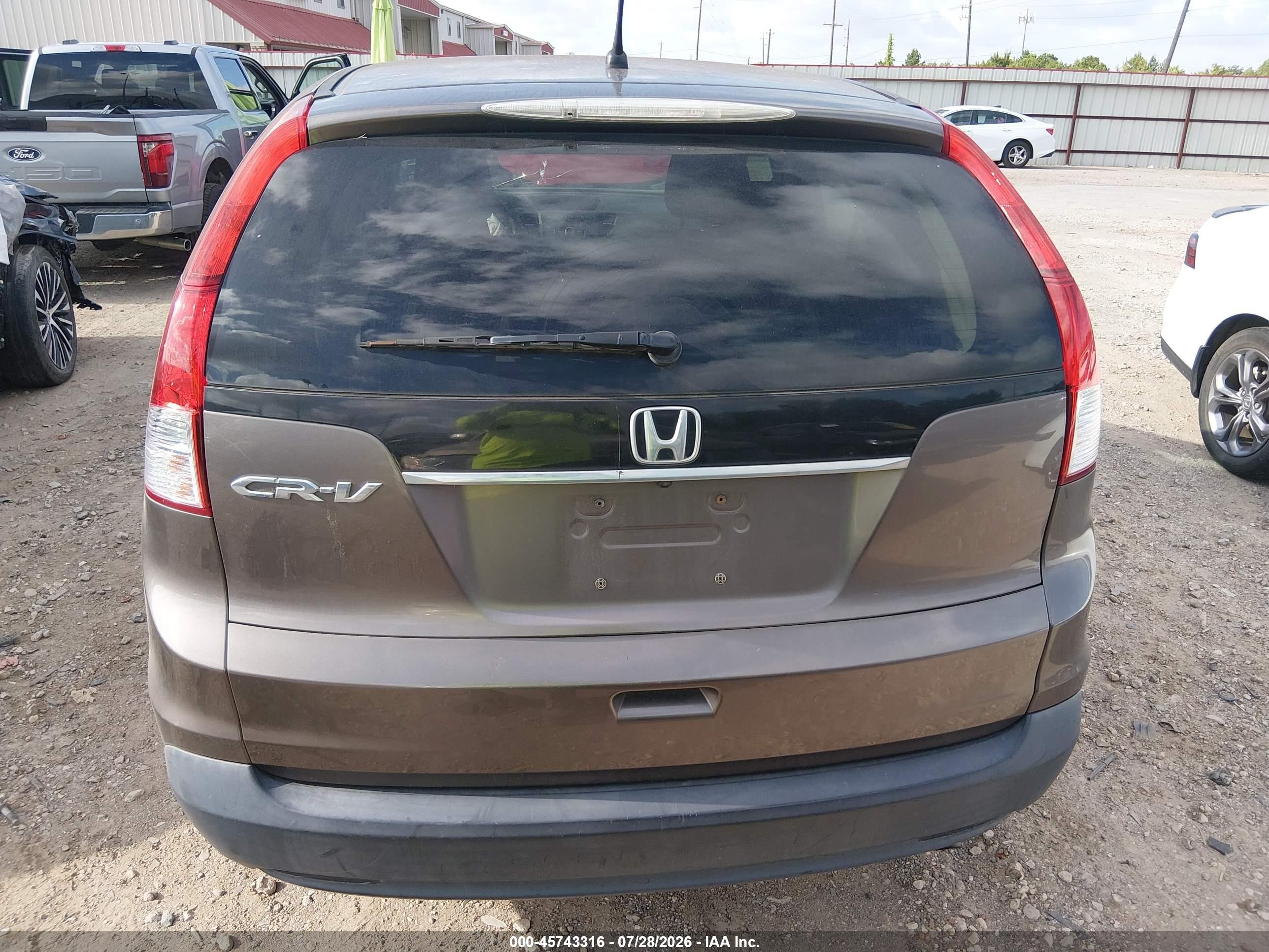2013 Honda Cr-v Ex Серый vin: 3CZRM3H57DG704673
