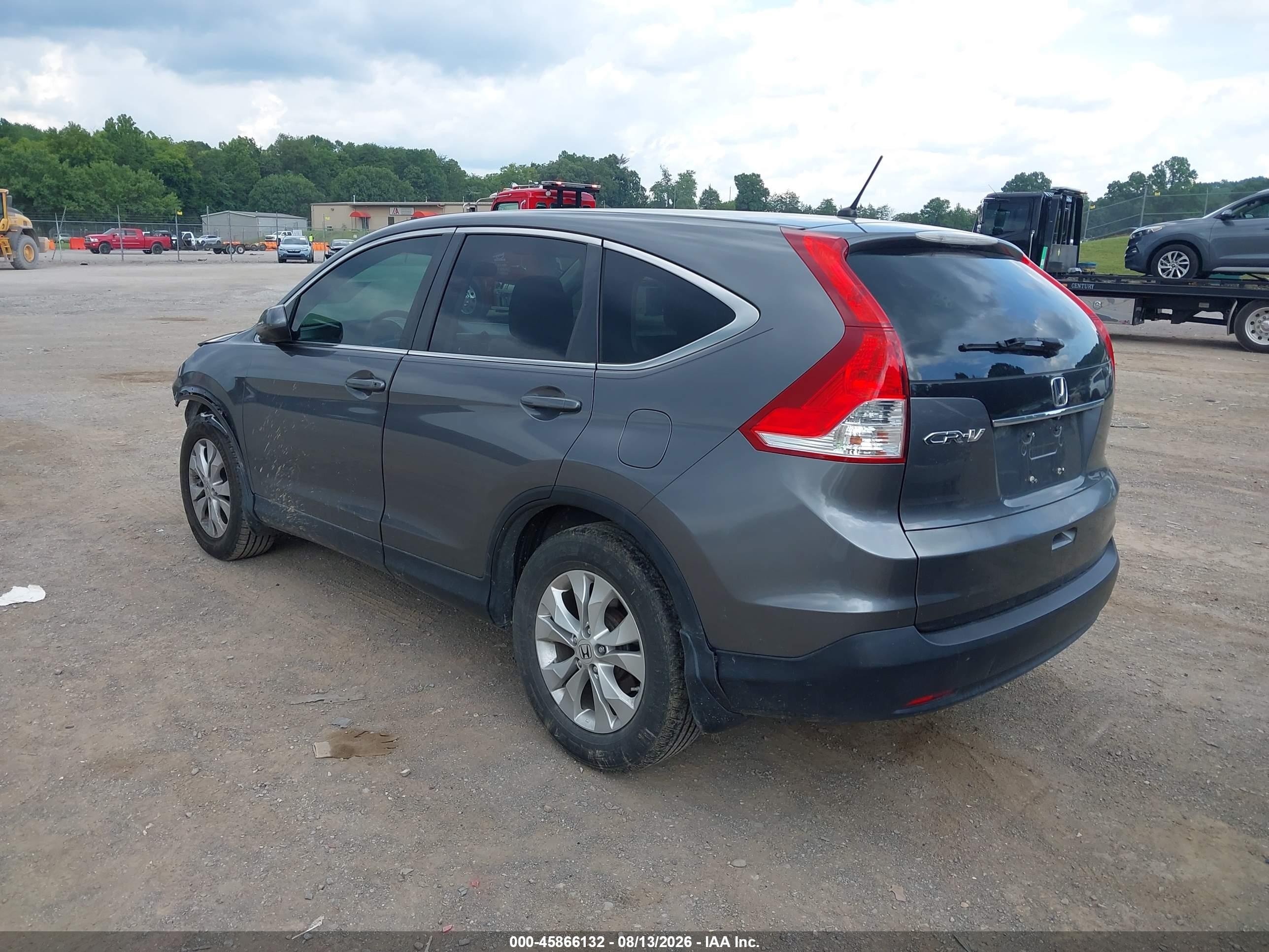 2013 Honda Cr-v Ex Silver vin: 3CZRM3H57DG706195