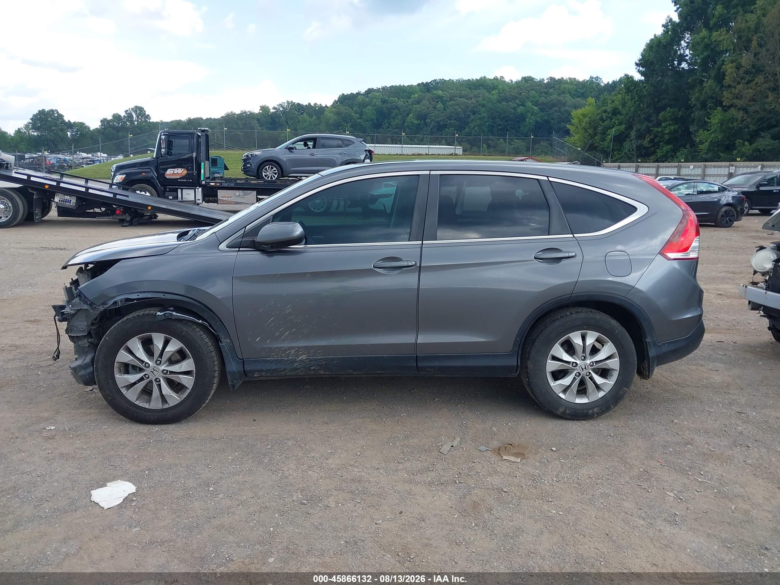 2013 Honda Cr-v Ex Silver vin: 3CZRM3H57DG706195