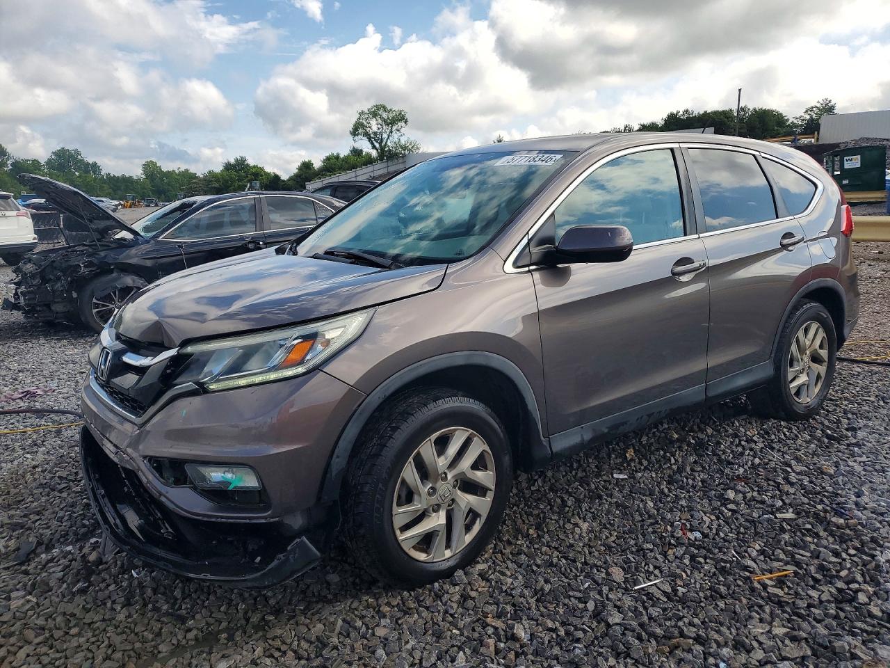 2015 Honda Cr-v Ex Gray vin: 3CZRM3H57FG700996
