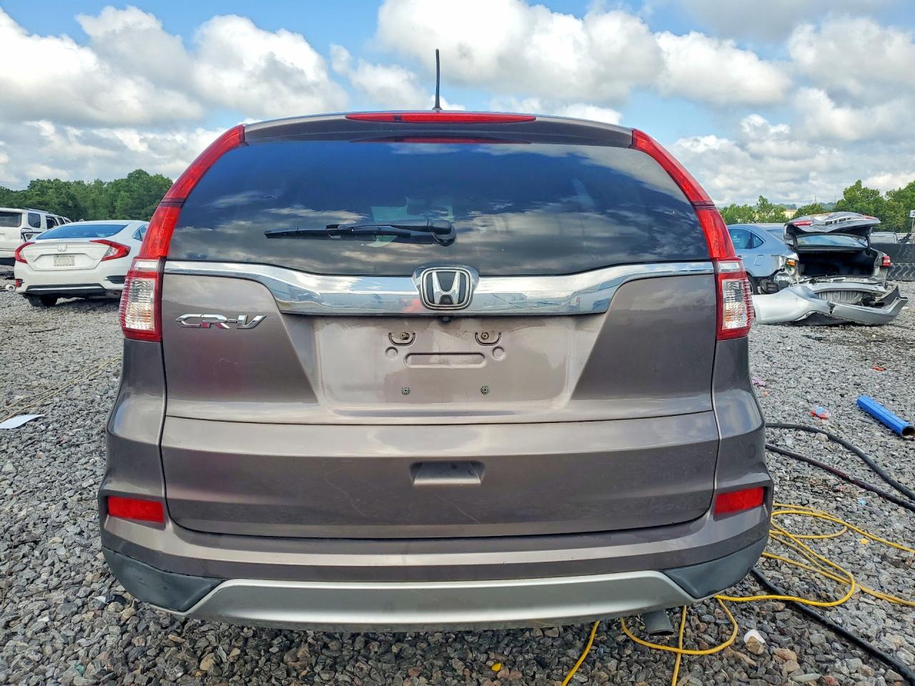 2015 Honda Cr-v Ex Gray vin: 3CZRM3H57FG700996