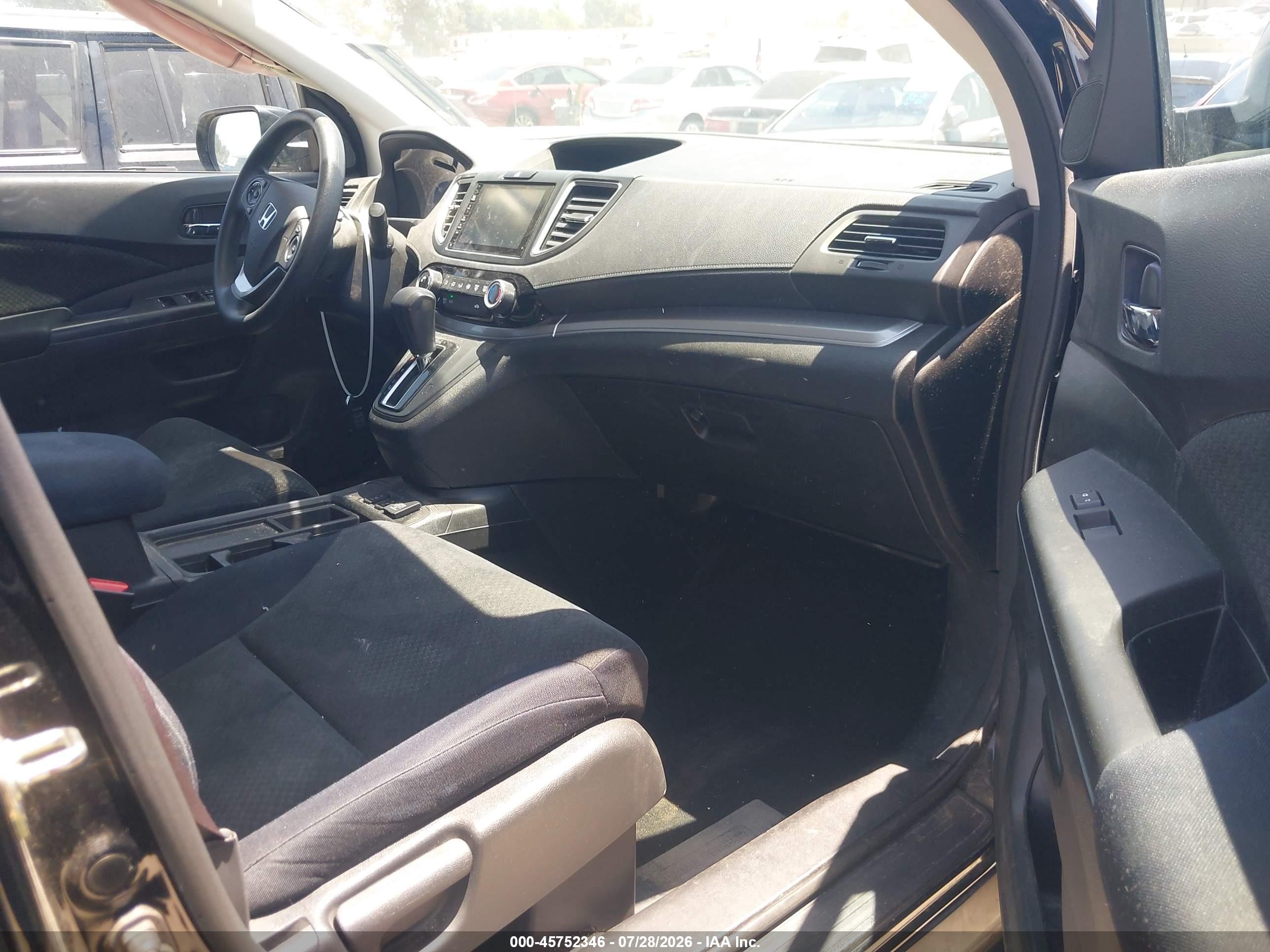 2015 Honda Cr-v Ex Черный vin: 3CZRM3H57FG701565