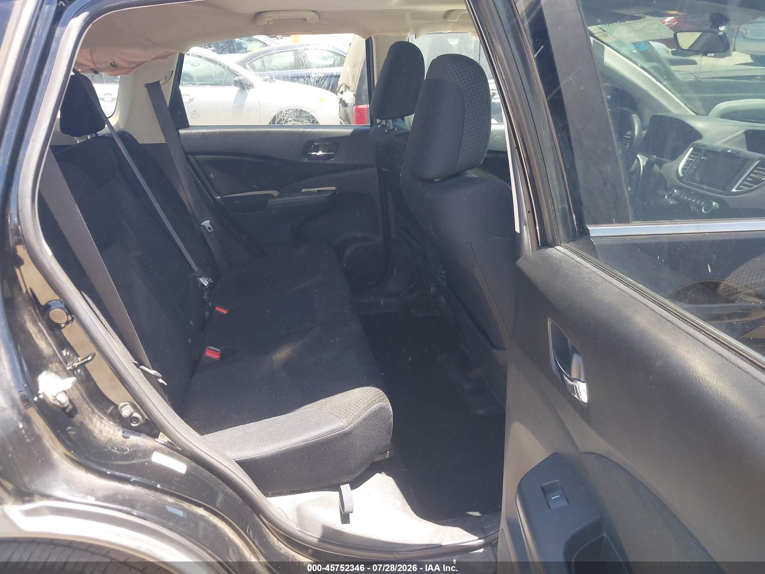 2015 Honda Cr-v Ex Черный vin: 3CZRM3H57FG701565
