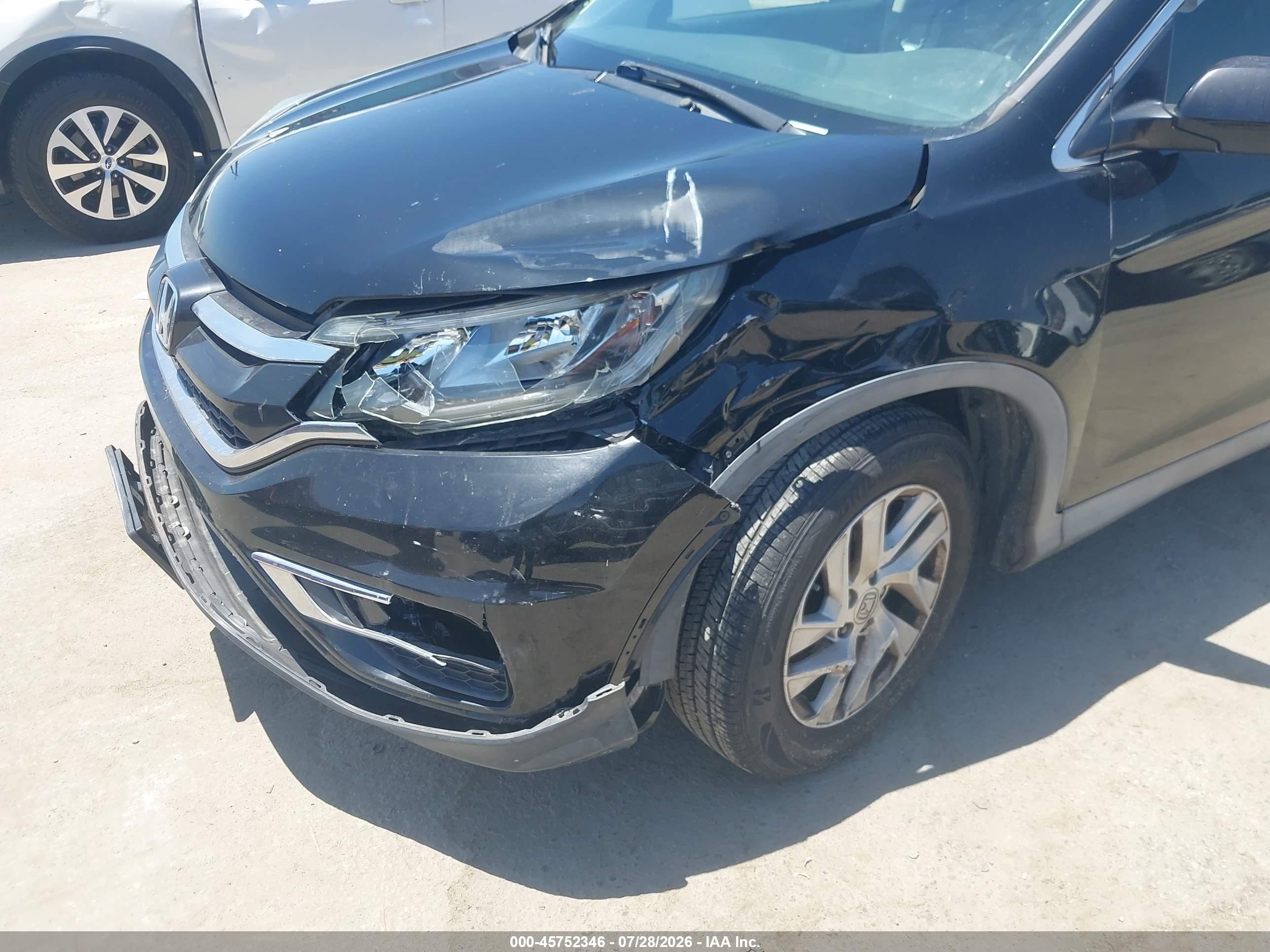 2015 Honda Cr-v Ex Черный vin: 3CZRM3H57FG701565