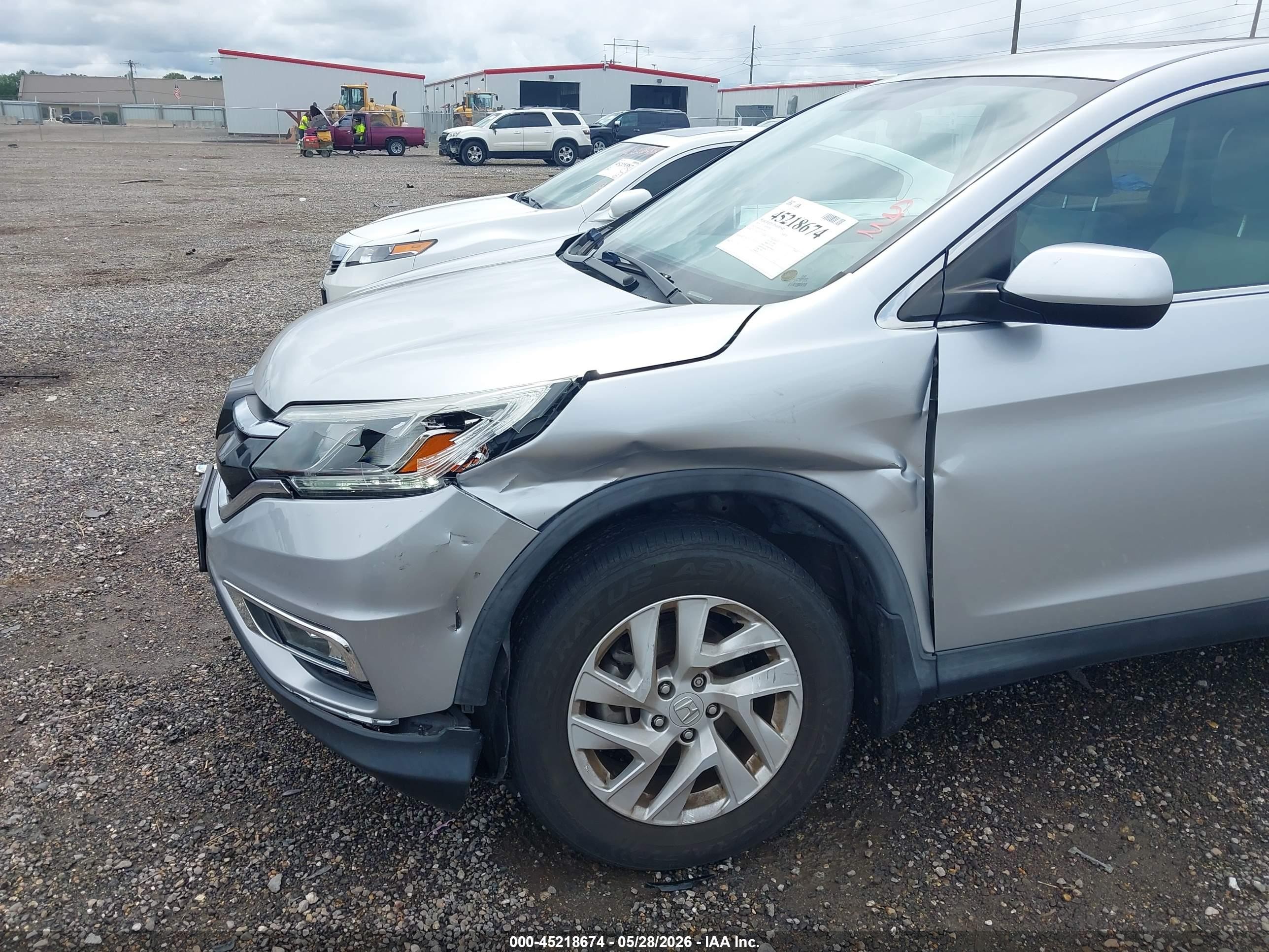 2015 Honda Cr-v Ex Silver vin: 3CZRM3H57FG702831