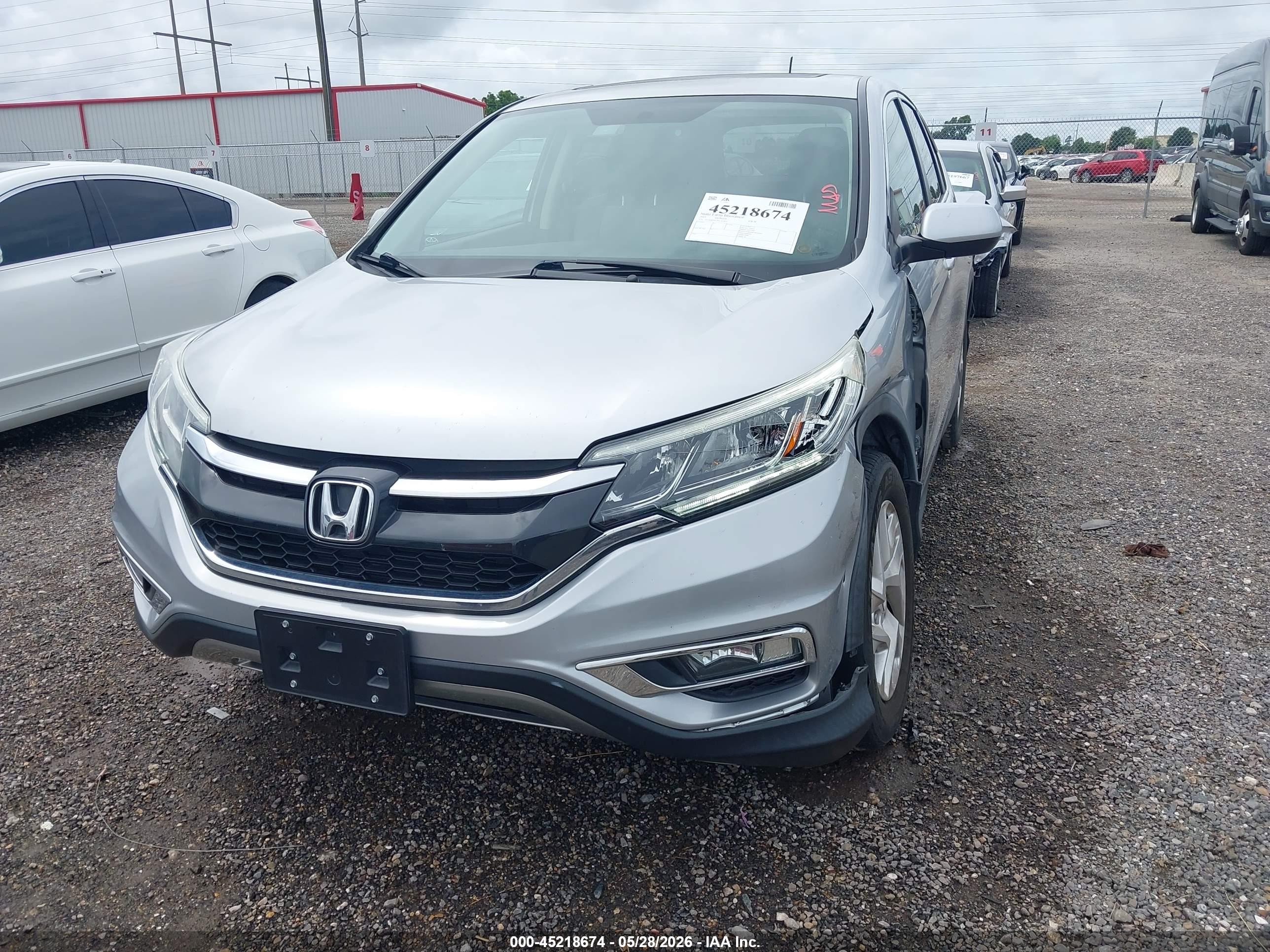 2015 Honda Cr-v Ex Silver vin: 3CZRM3H57FG702831