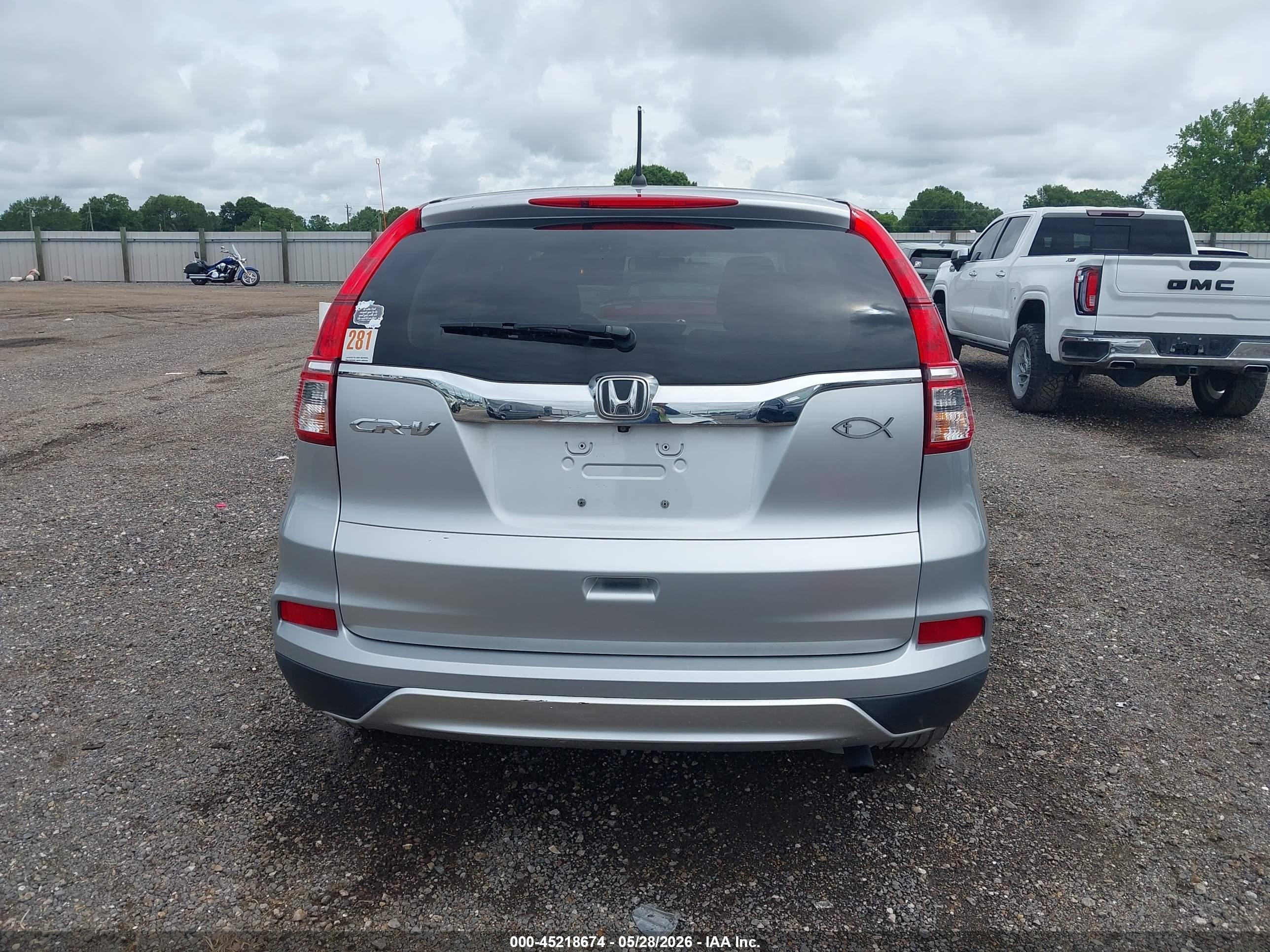 2015 Honda Cr-v Ex Silver vin: 3CZRM3H57FG702831