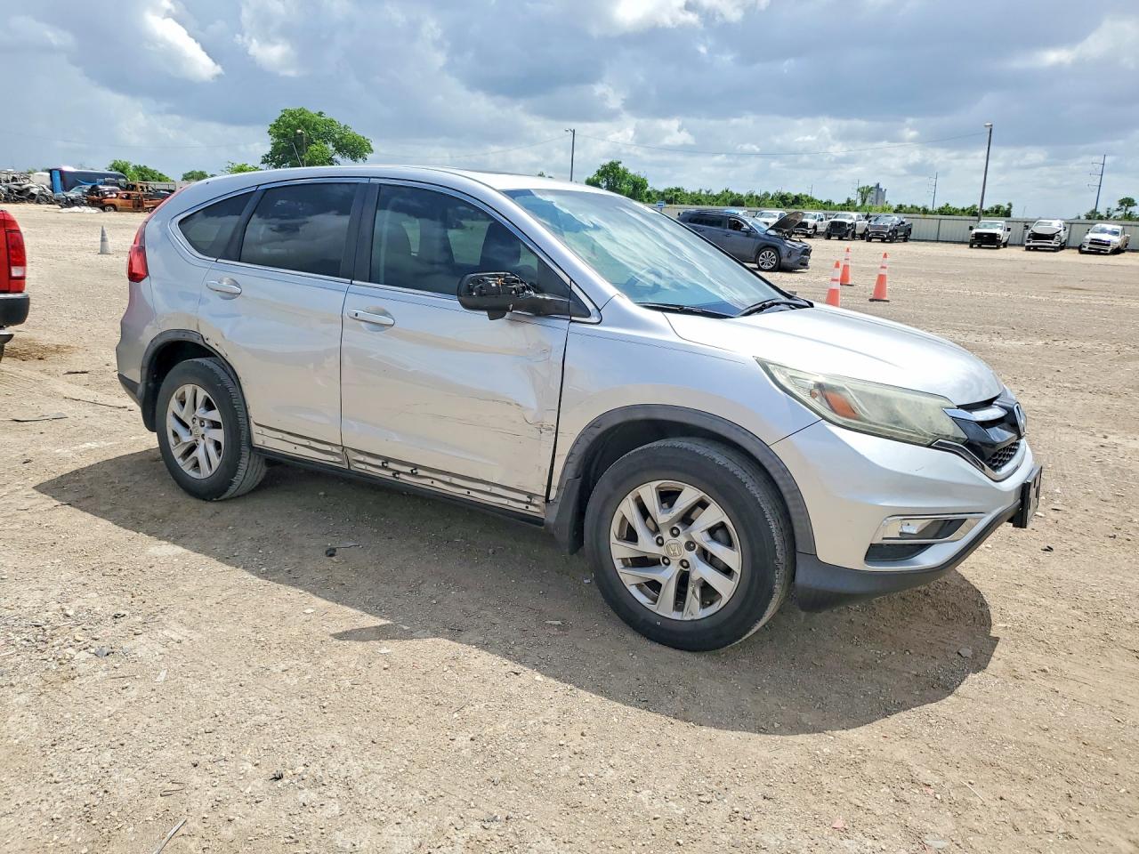 2015 Honda Crv Awd Silver vin: 3CZRM3H57FG707091