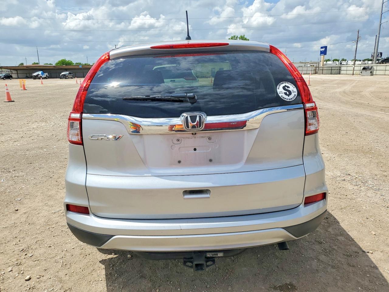 2015 Honda Crv Awd Silver vin: 3CZRM3H57FG707091